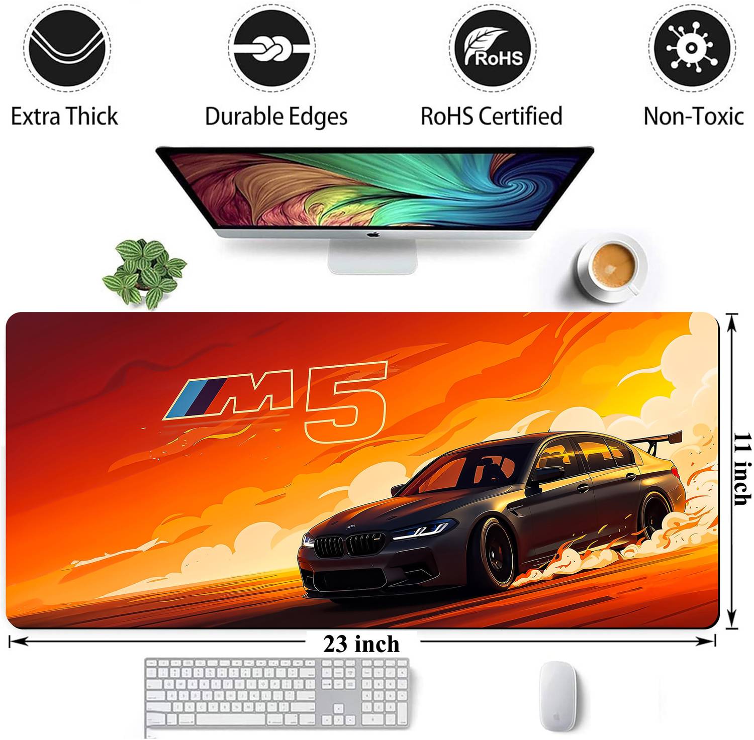 Matnex Executive High-Speed Sedan Sunset Orange Edition Mat Non