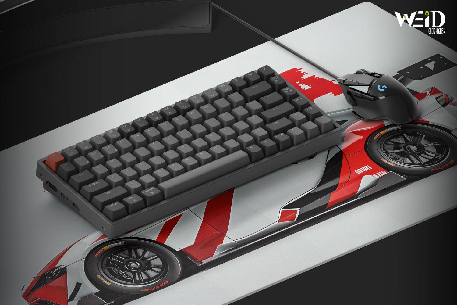 Wild Exoti Designs WEID - SUPRA Extended Gaming Mouse Pad 23 x 11