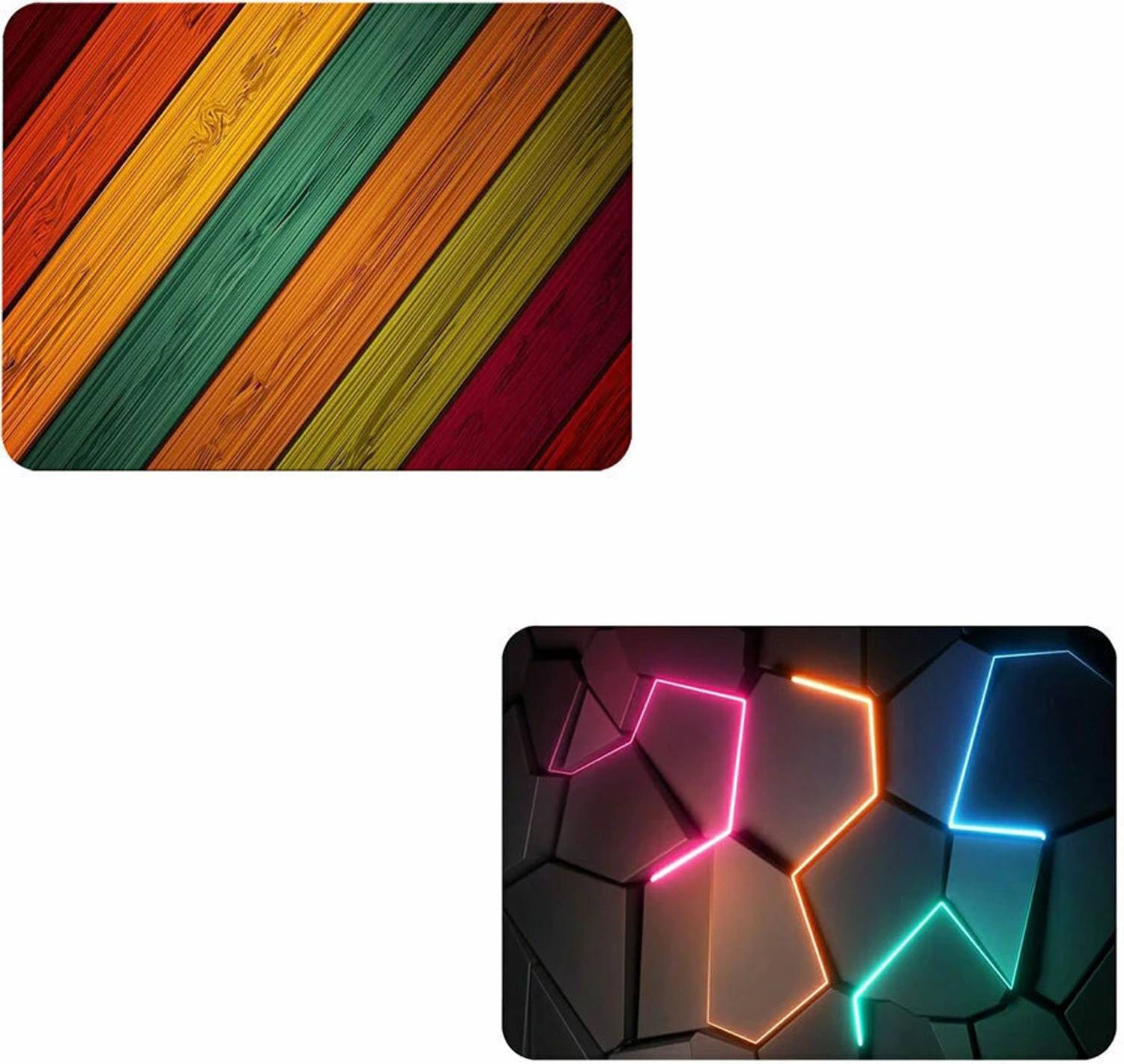 Artefact COMBO PACK OF 2 MOUSEPAD Pattern Printed Mousepad Non Sl