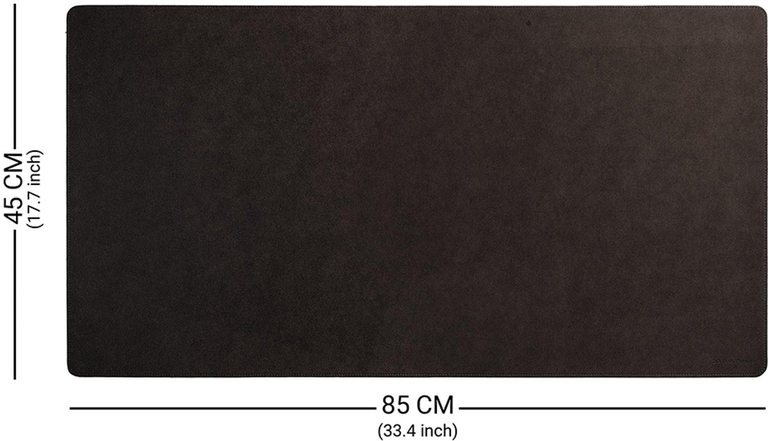 Image of DailyObjects REVRSAL-DSK-MATT-BRWN Non Slip Base Dual Sided Mousepad