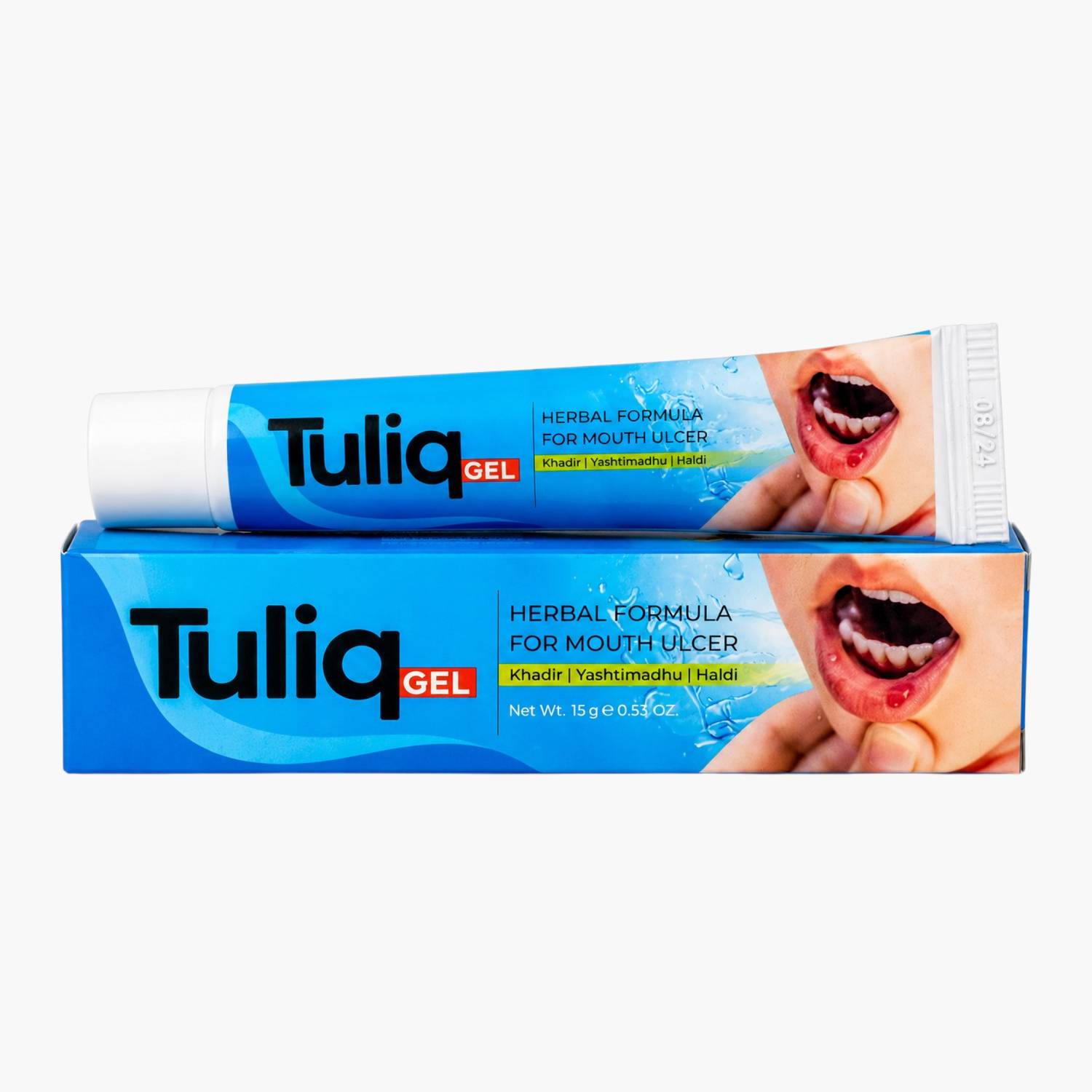 aushadhi Tuliq Gel | Herbal, Fast-Acting Relief for Mouth Ulcers - Mint