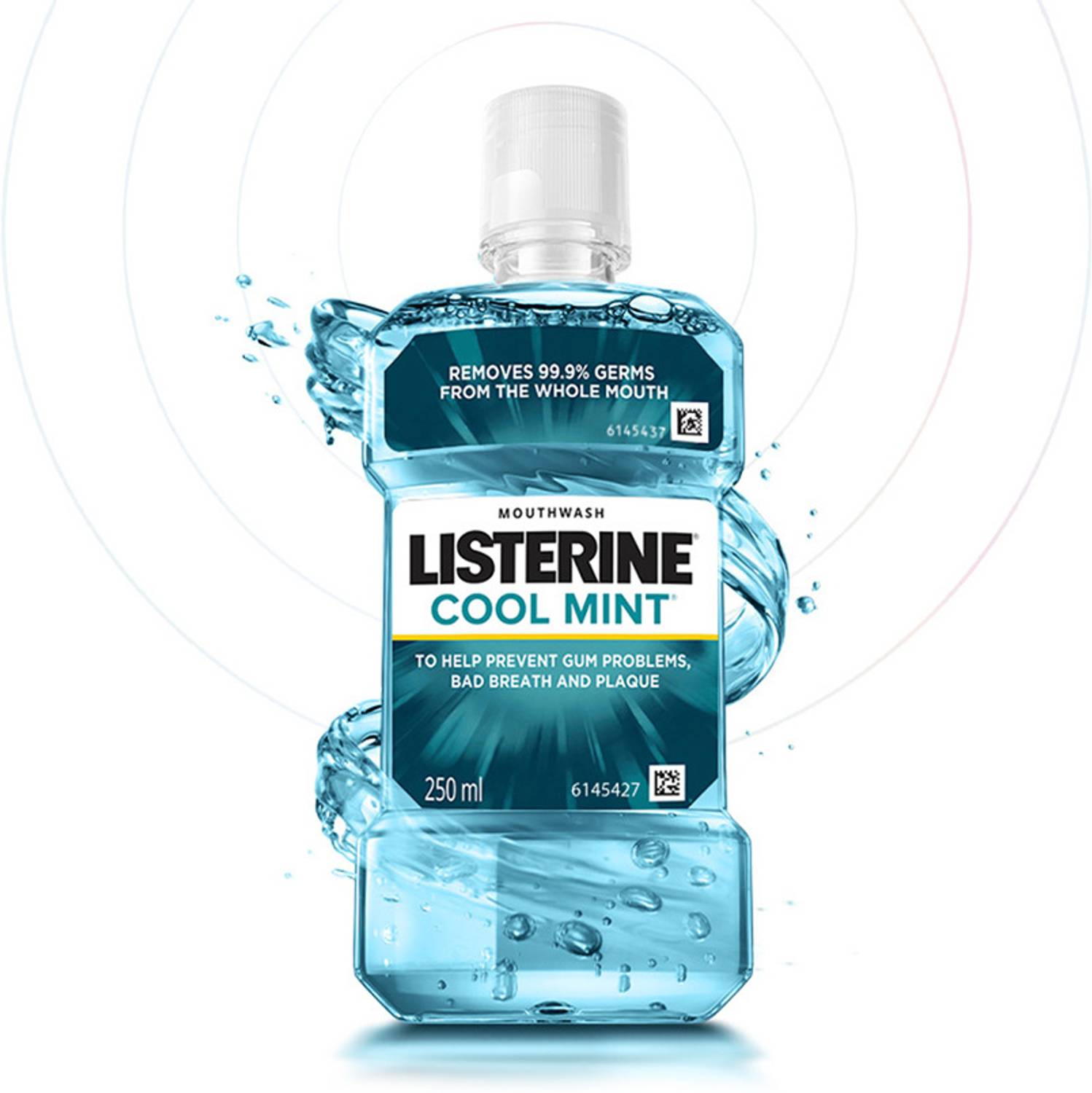 LISTERINE Cool Mint Mouth Wash 250ml - Image 1