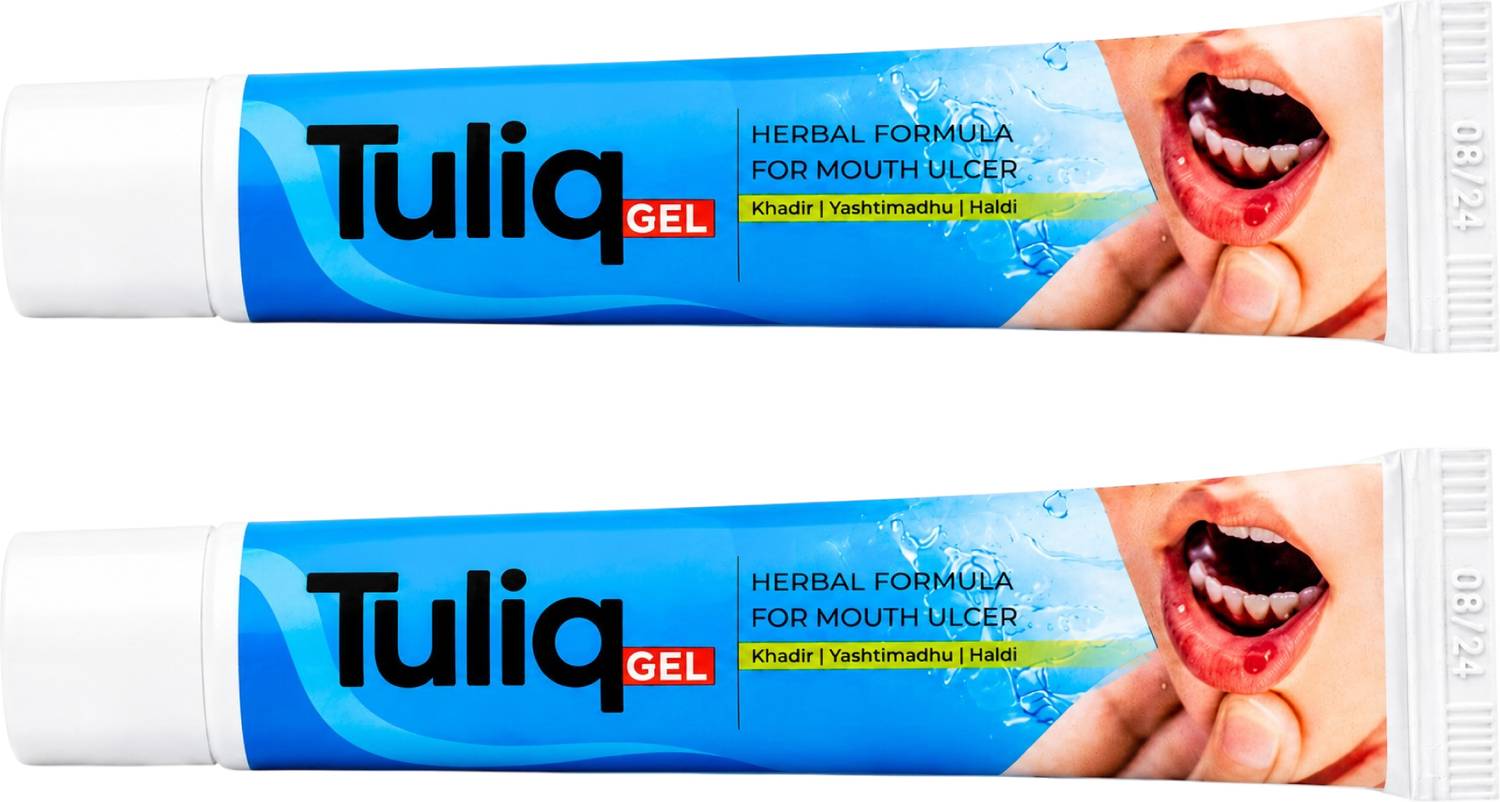 aushadhi Tuliq Gel – Mouth Ulcer Healing & Pain Relief Mint - Mint