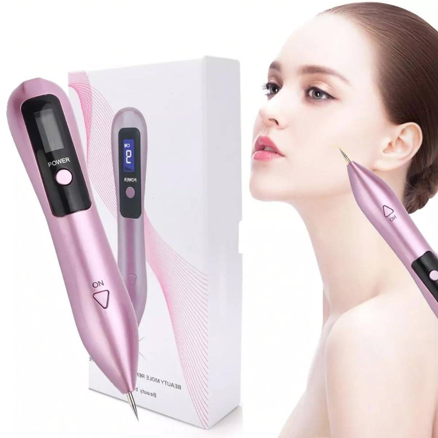 Abgrow 9 Adjustable Strength Levels, USB‑Rechargeable with Safety Chip & LED Spotlight Mucus Removal Device