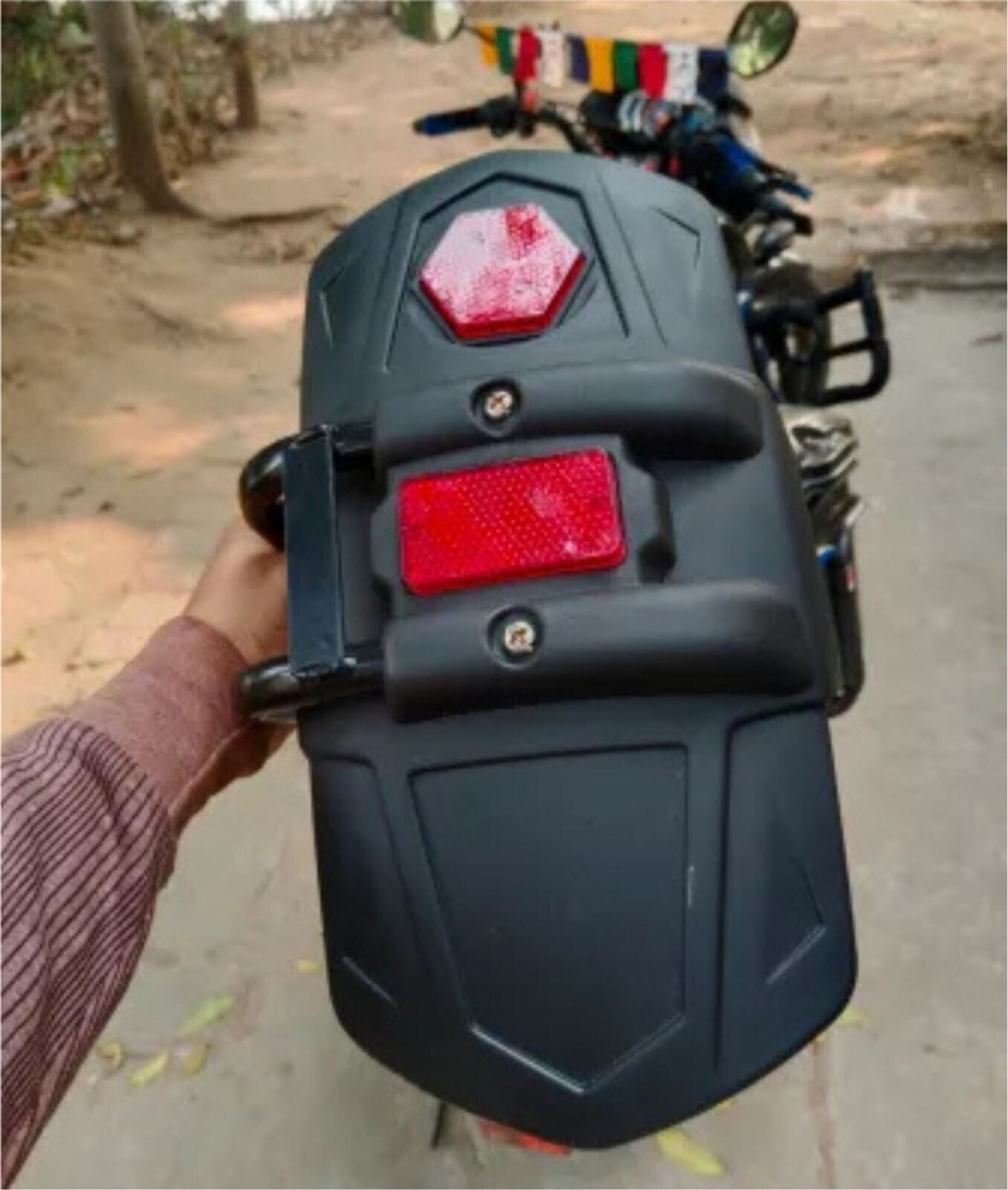 Image of cross hooks Rear Mud Guard For Universal For Bike Universal For Bike 2020