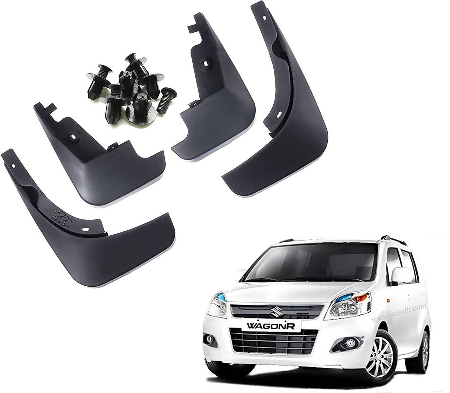 Gee Front & Rear Mud Guard for Maruti WagonR 2011-2018 - Image 1
