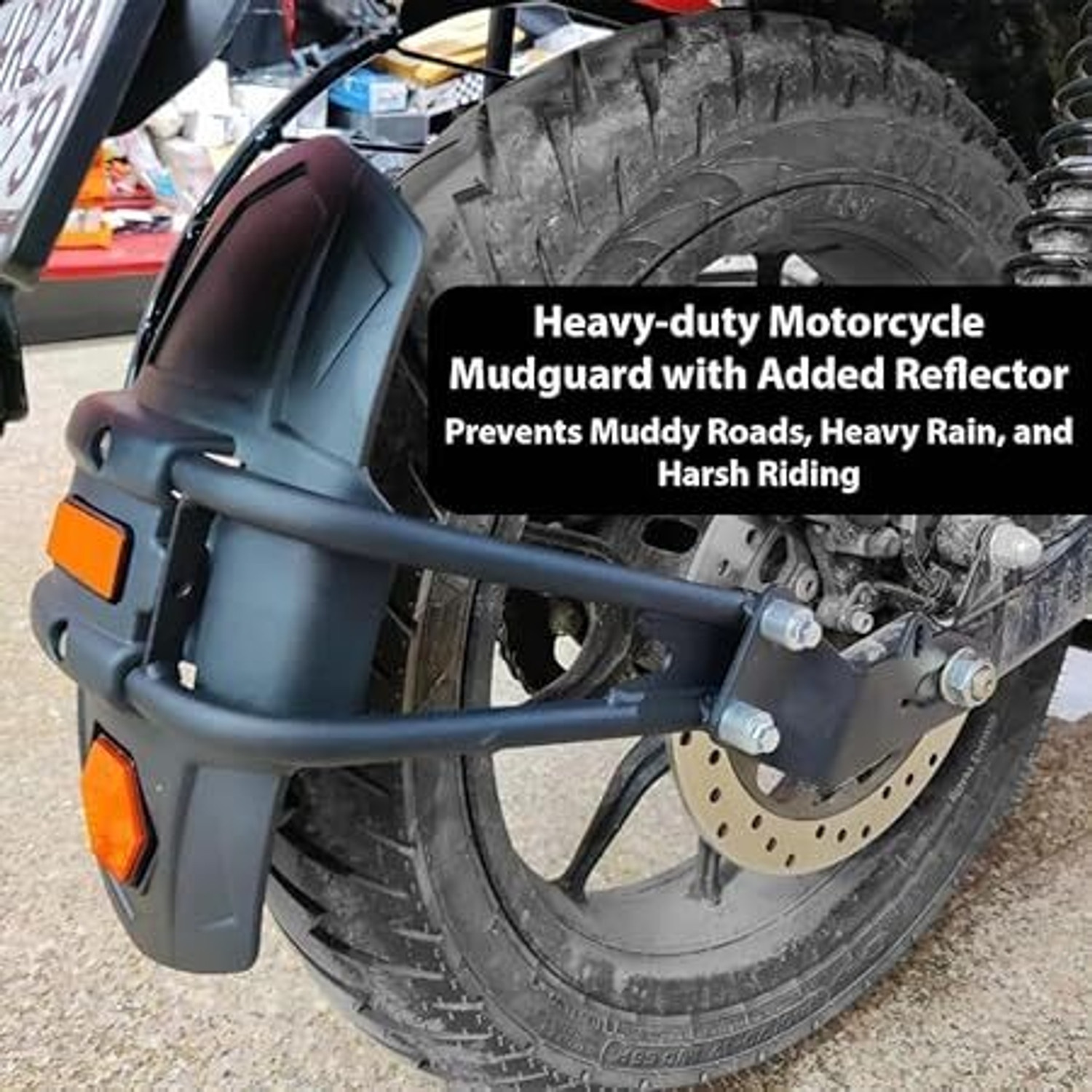 Image of KILLERRYDER Rear Mud Guard For Universal For Bike Universal For Bike 2021, 2020, 2019