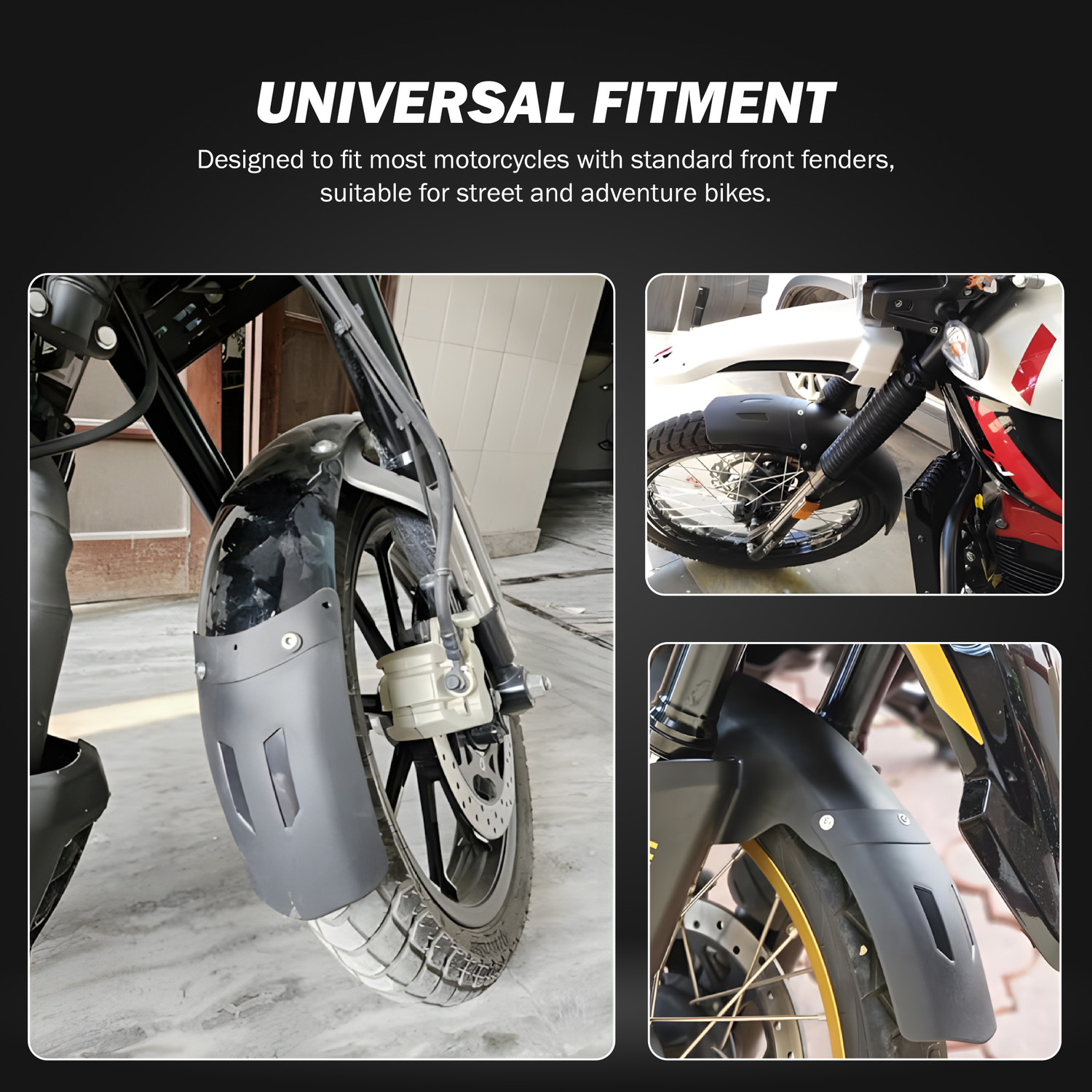 Image of BRXR Front Mud Guard, Mud Flap For Universal For Bike Universal For Bike 2021, 2022, 2023, 2024