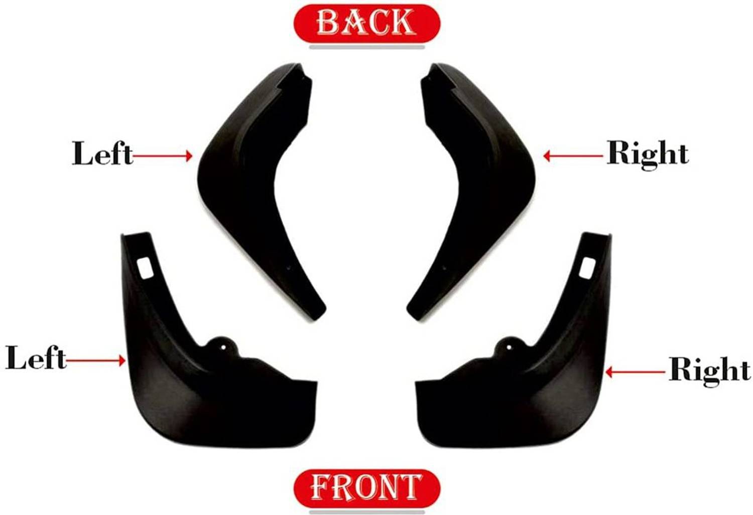 Gee Front & Rear Mud Guard for Maruti WagonR 2011-2018 - Image 5