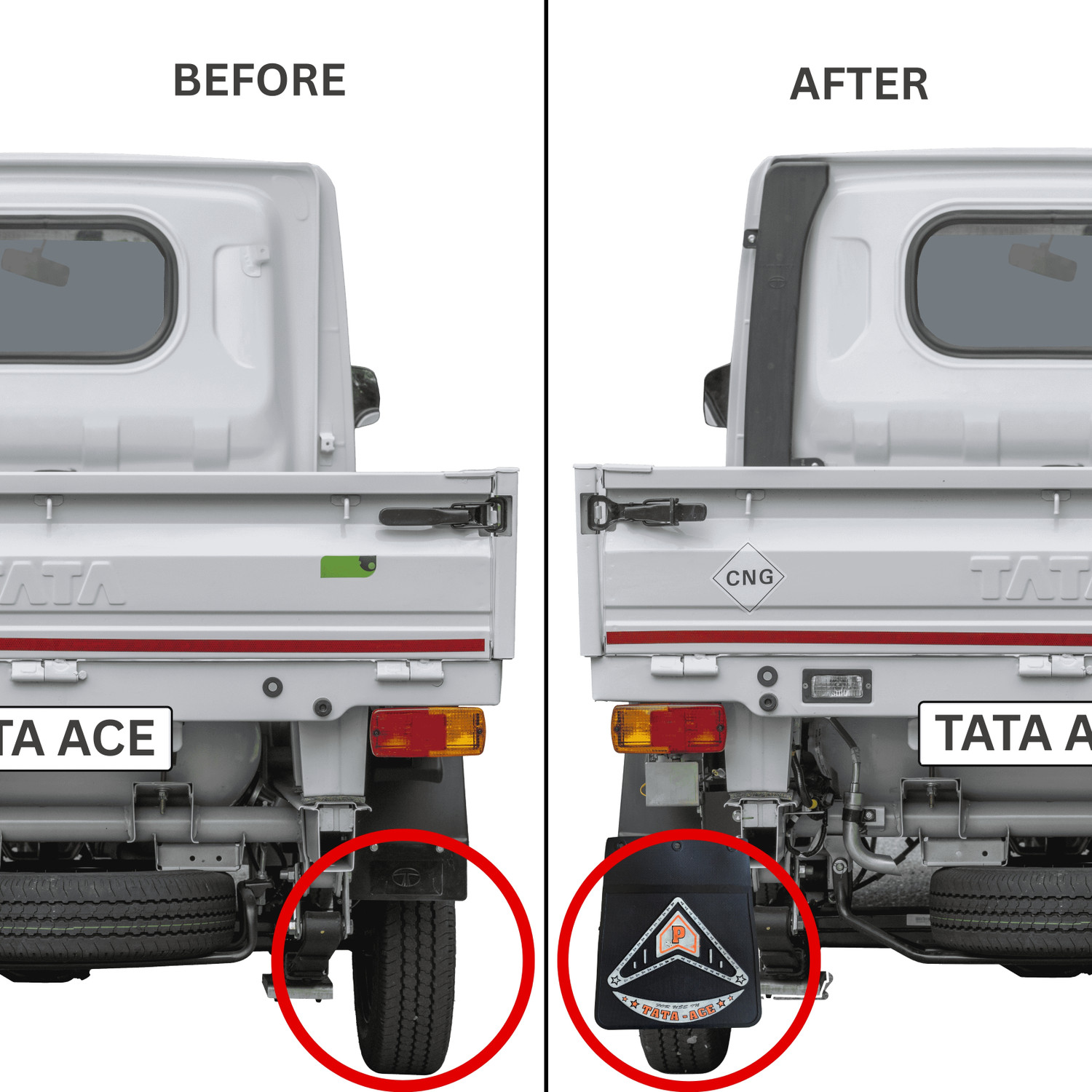 Image of Omer & Co Mud Flap For Tata 1 Series NA