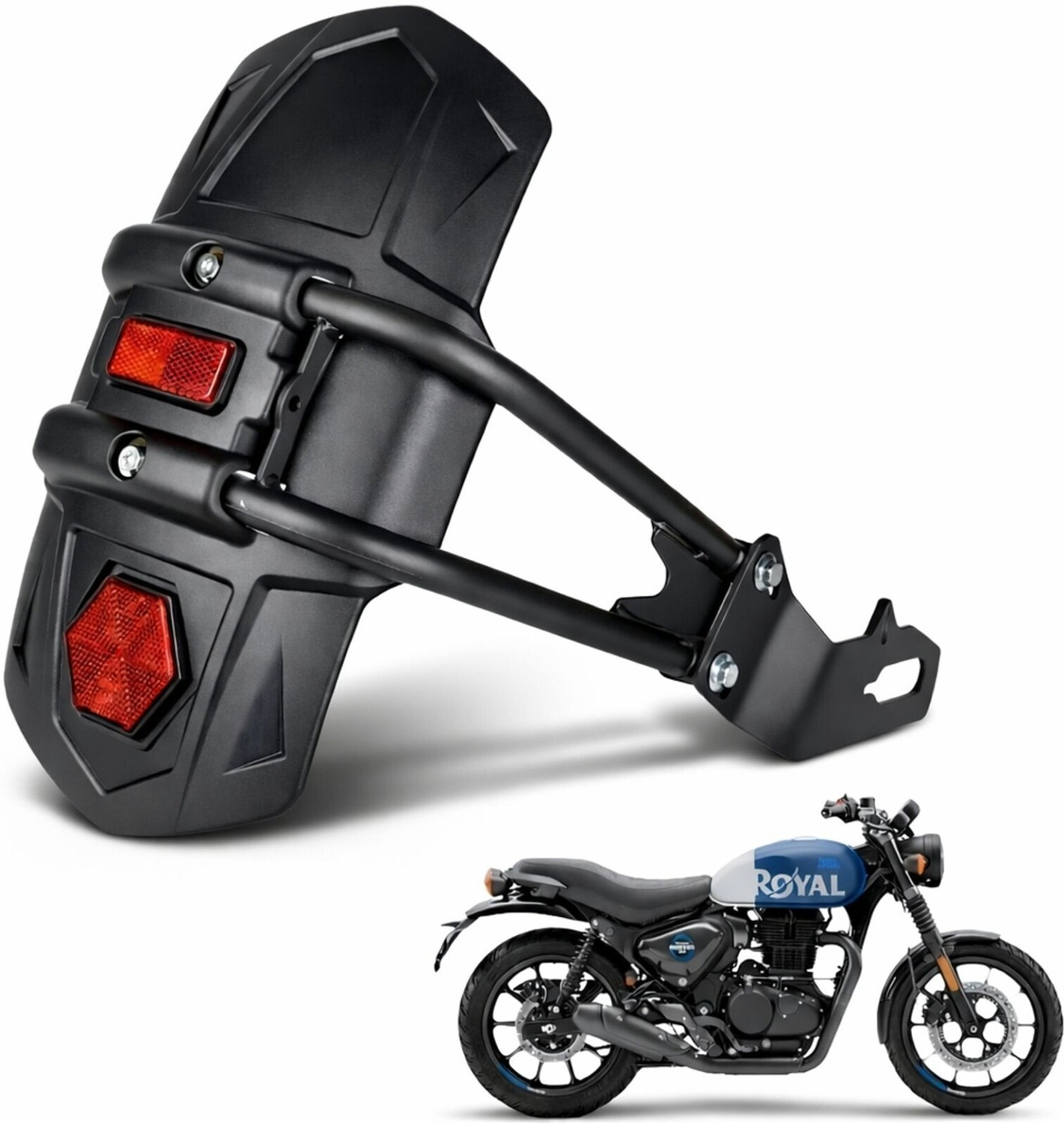 Image of cross hooks Rear Mud Guard For Universal For Bike Universal For Bike 2020