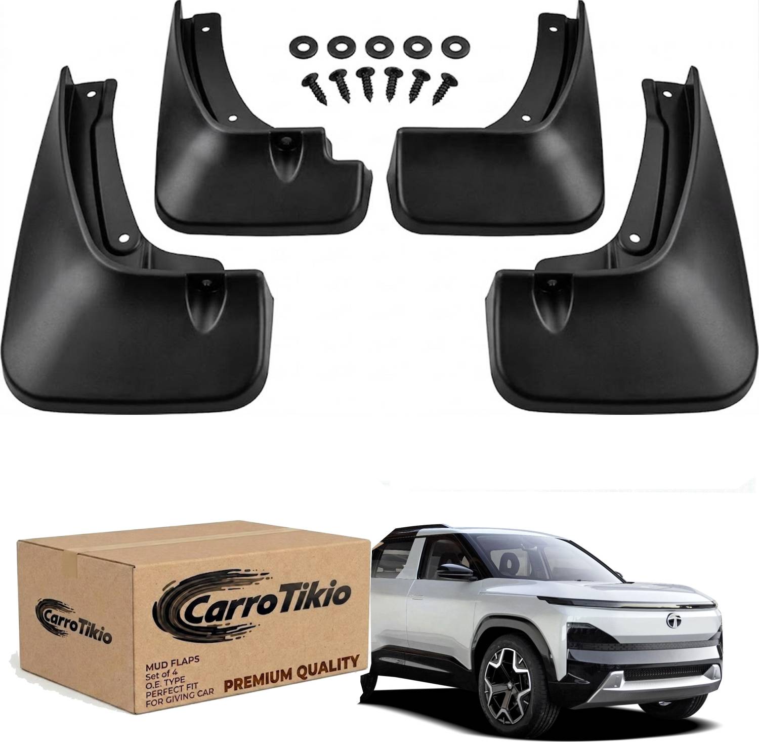 CarroTikio Mud Flap For Tata Sierra EV NA
