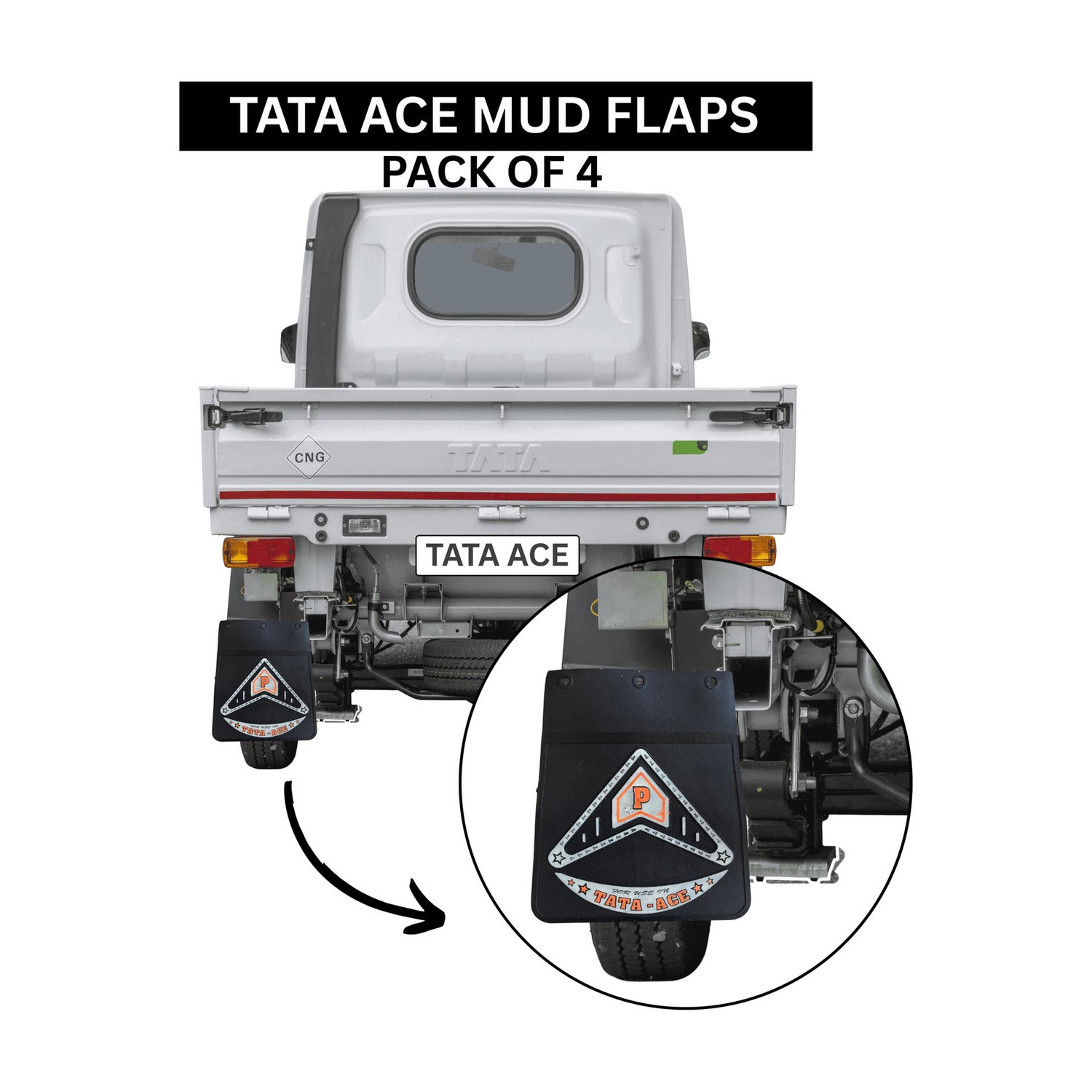 Image of Omer & Co Mud Flap For Tata 1 Series NA