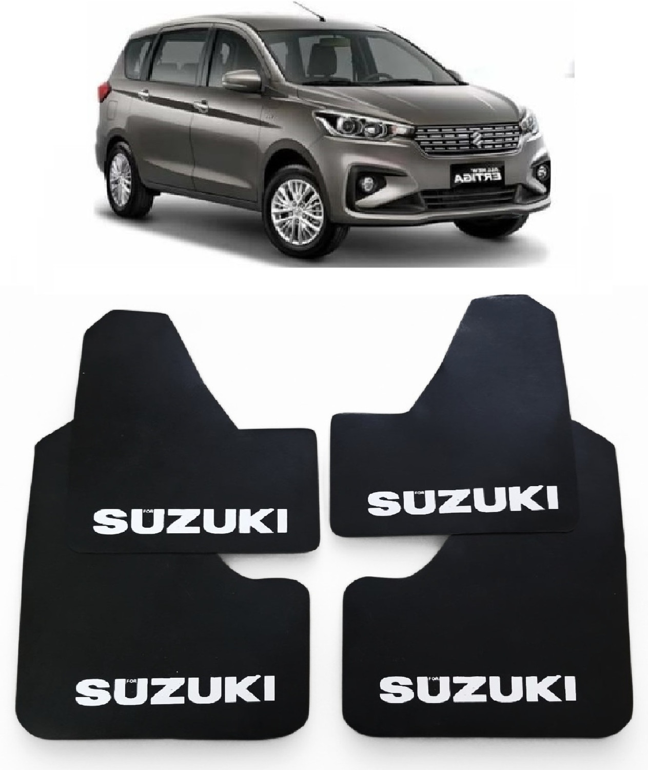 Image of shopdream Rear Mud Guard, Front Mud Guard, Mud Flap For Maruti ERTIGA 2019, 2020, 2021, 2022, 2023