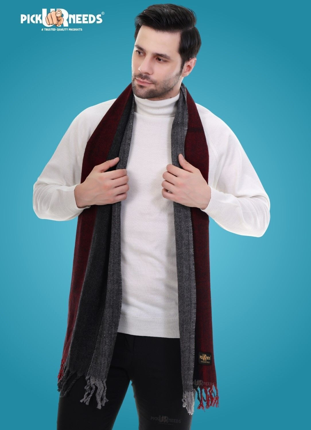 Image of Pick Ur Needs Striped Men Muffler
