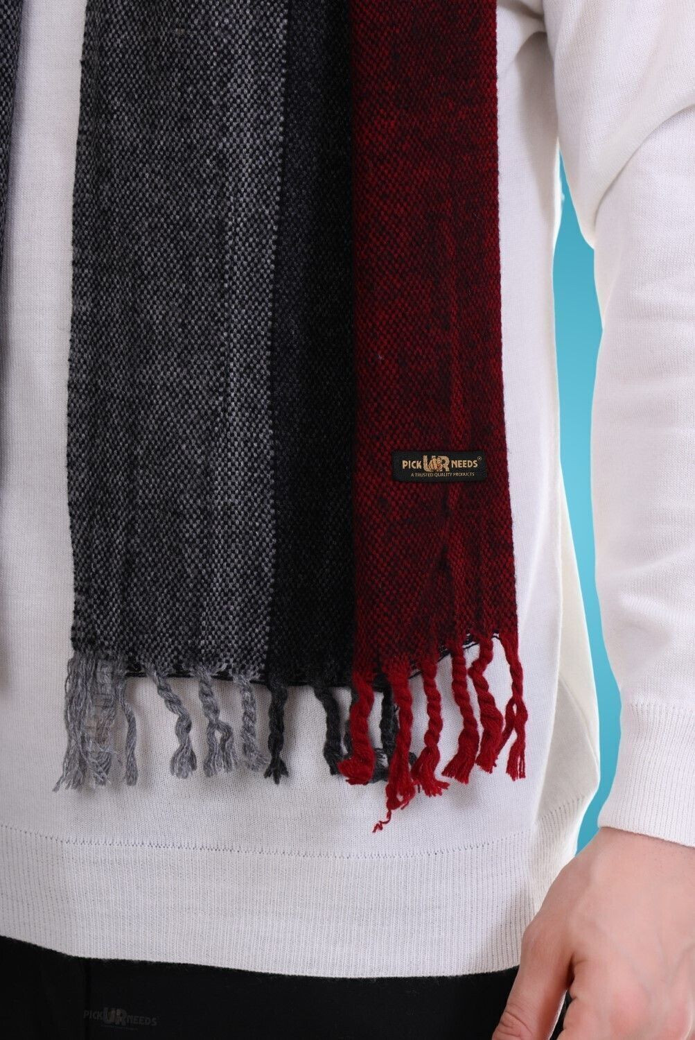 Image of Pick Ur Needs Striped Men Muffler