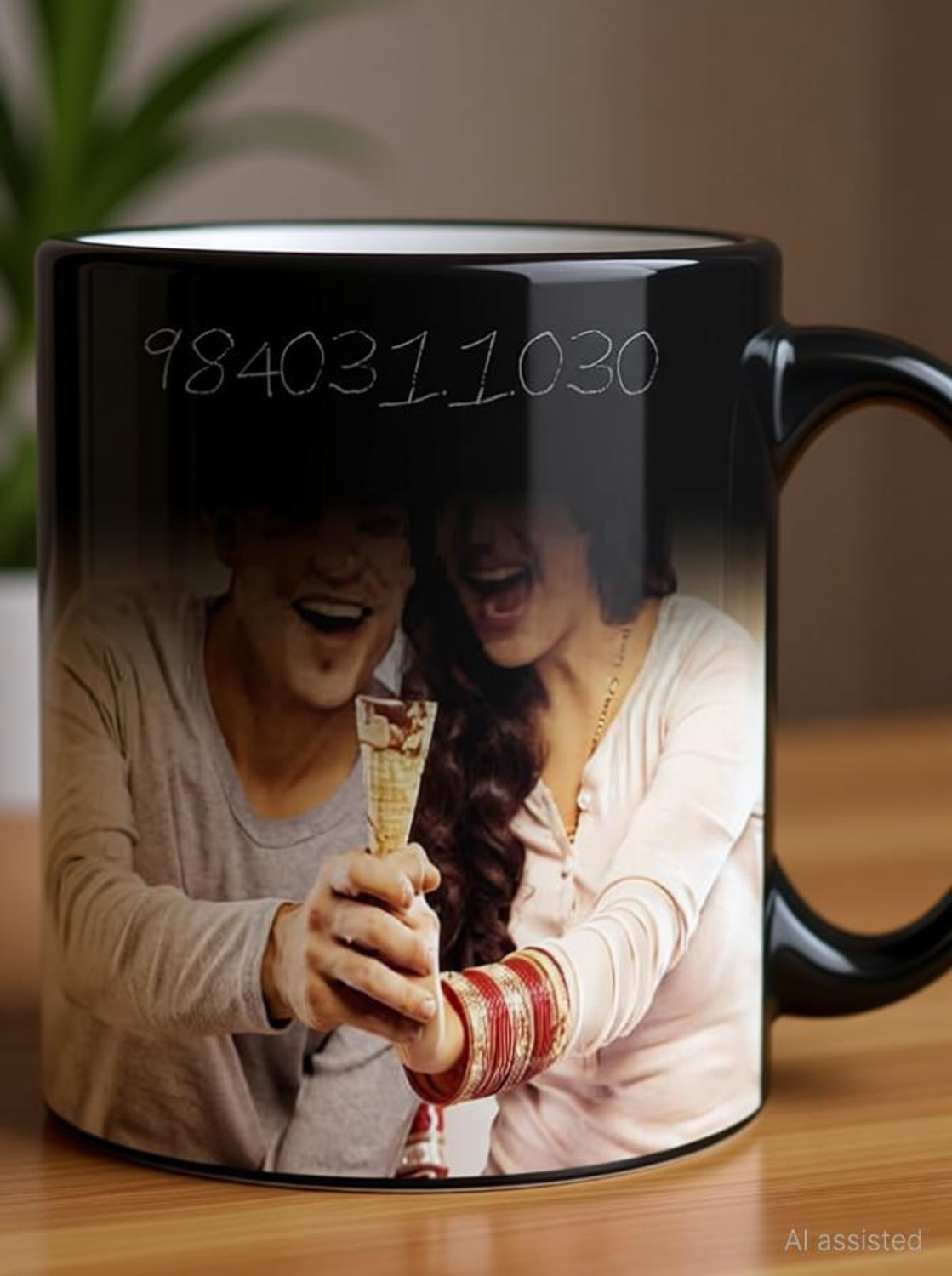 Image of SK Prints Magic Hot water Photo Ceramic Coffee Mug