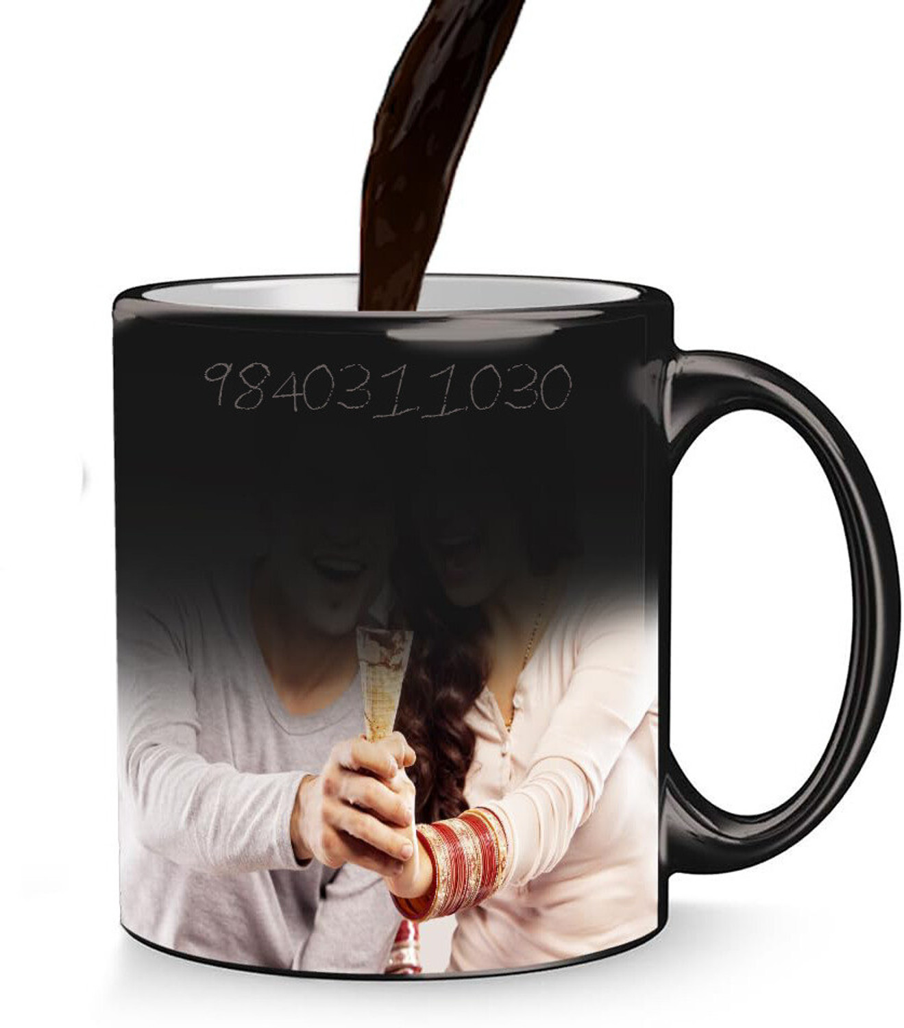 Image of SK Prints Magic Hot water Photo Ceramic Coffee Mug