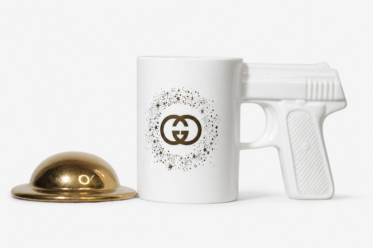 Image of Roy Creation Premium Ceramic Coffee with Gun Handle Ceramic Coffee Mug