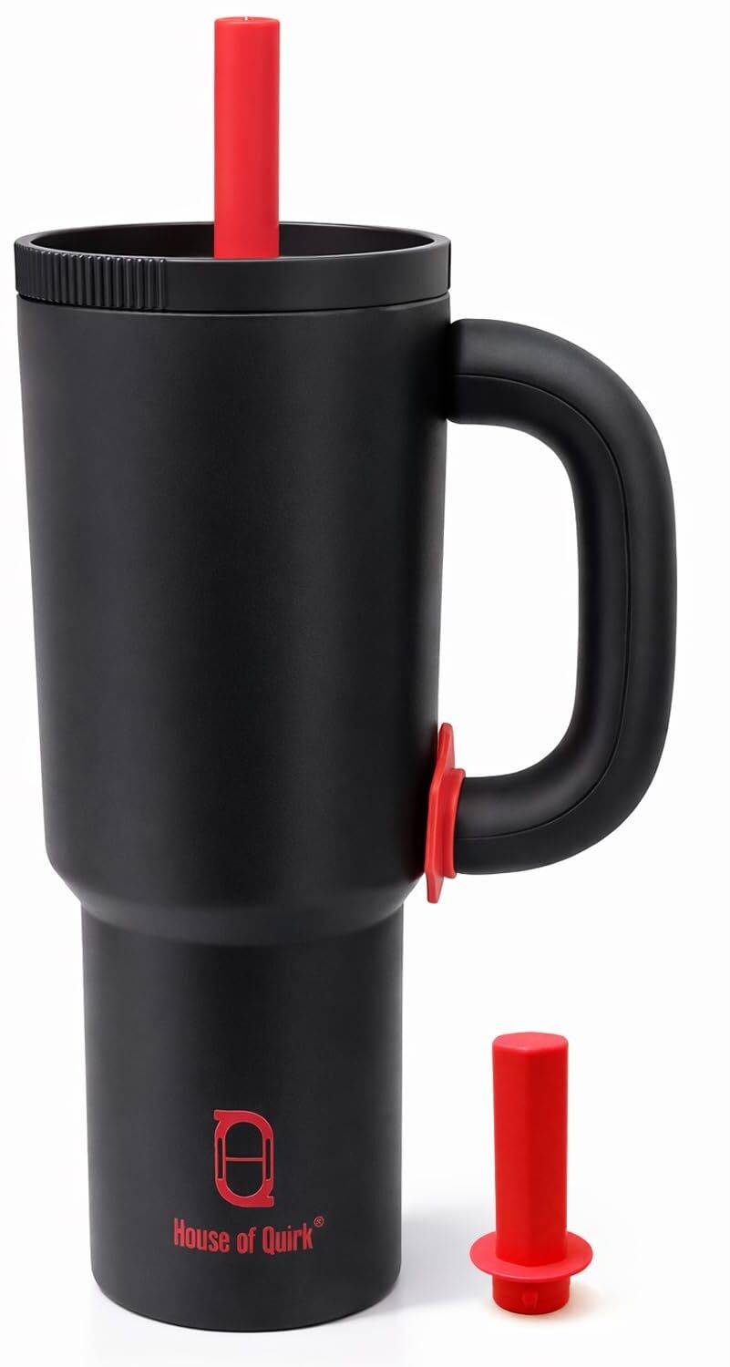 HOUSE OF QUIRK 1200ml Insulated Stainless Steel Tumbler with