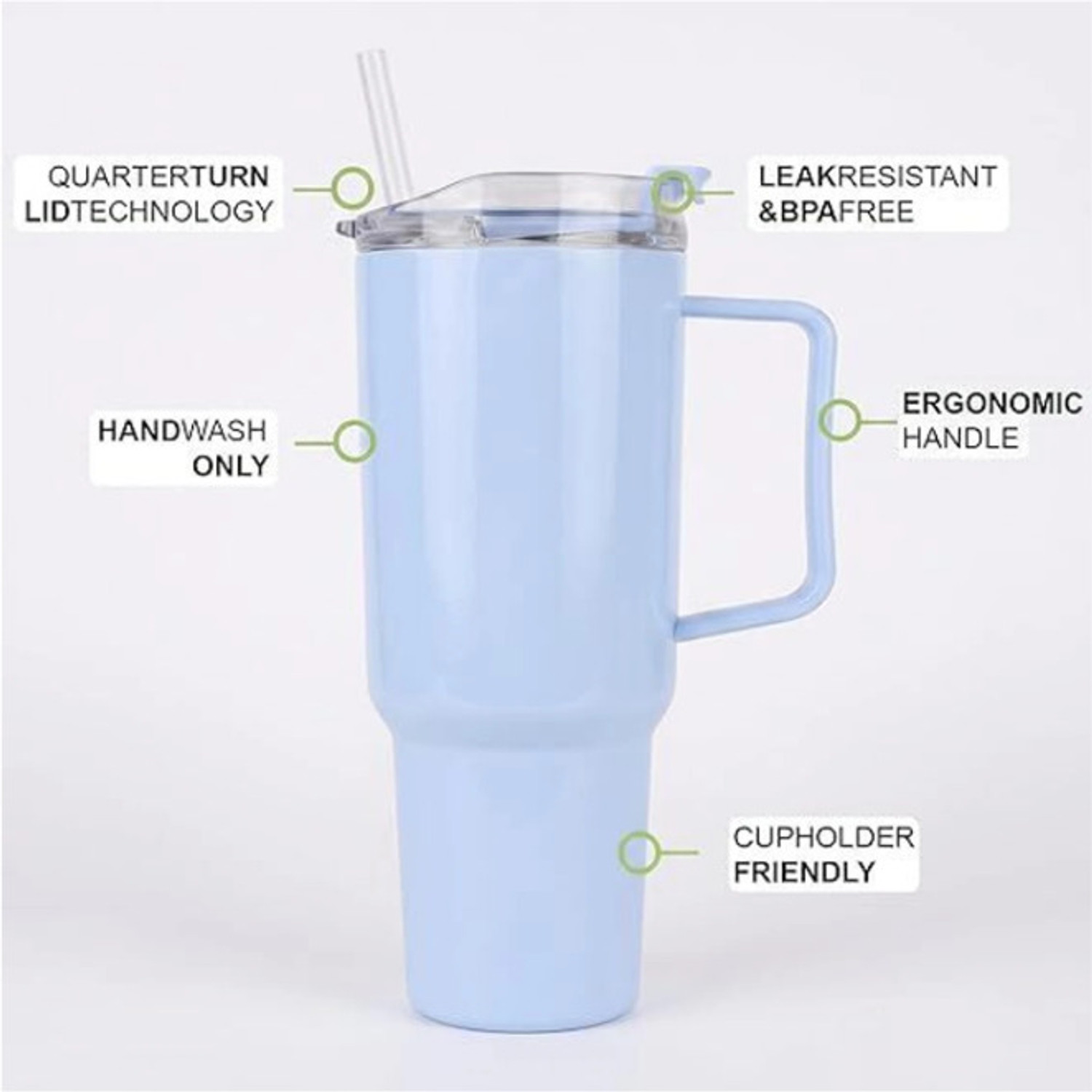Image of Dominic Premium 1800 ml Insulated Tumbler Plastic Tumbler Plastic Tumbler