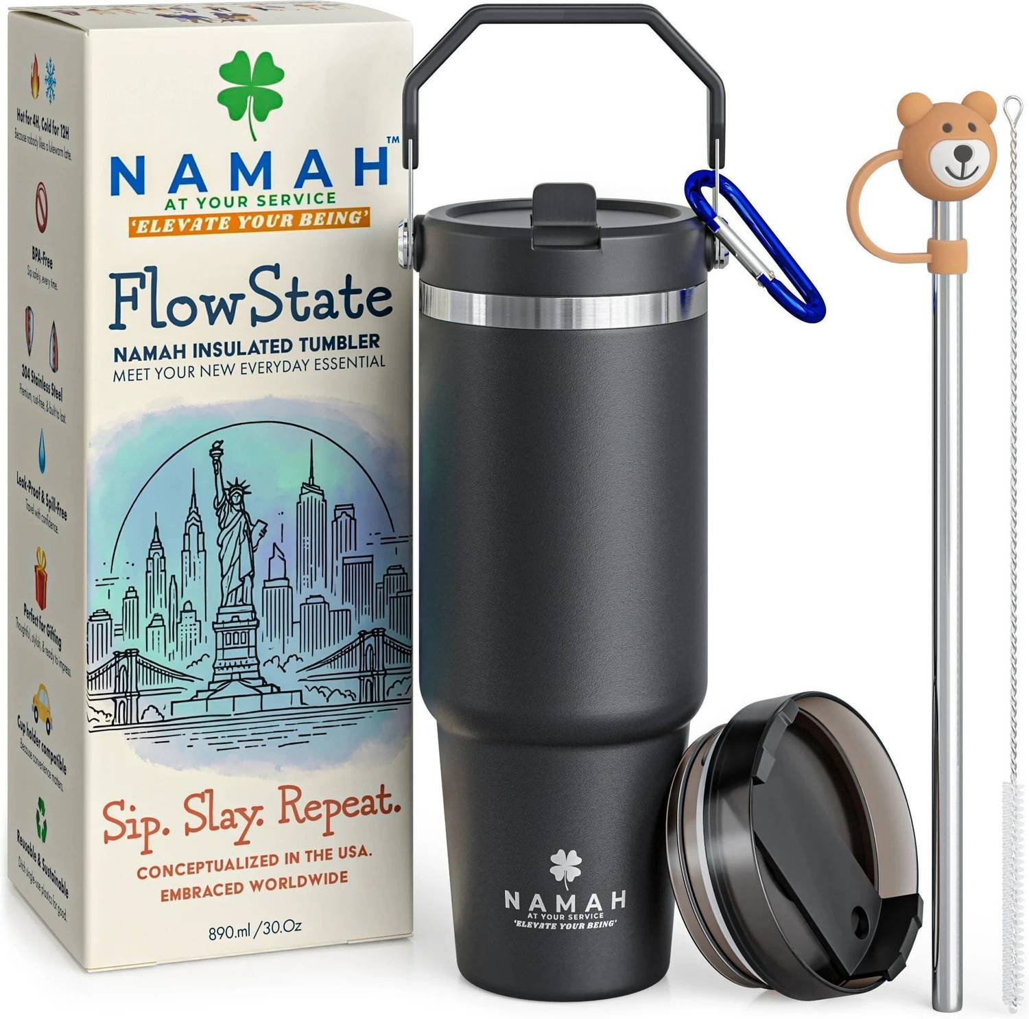 Namah Grande Stainless Steel Tumbler - Image 1