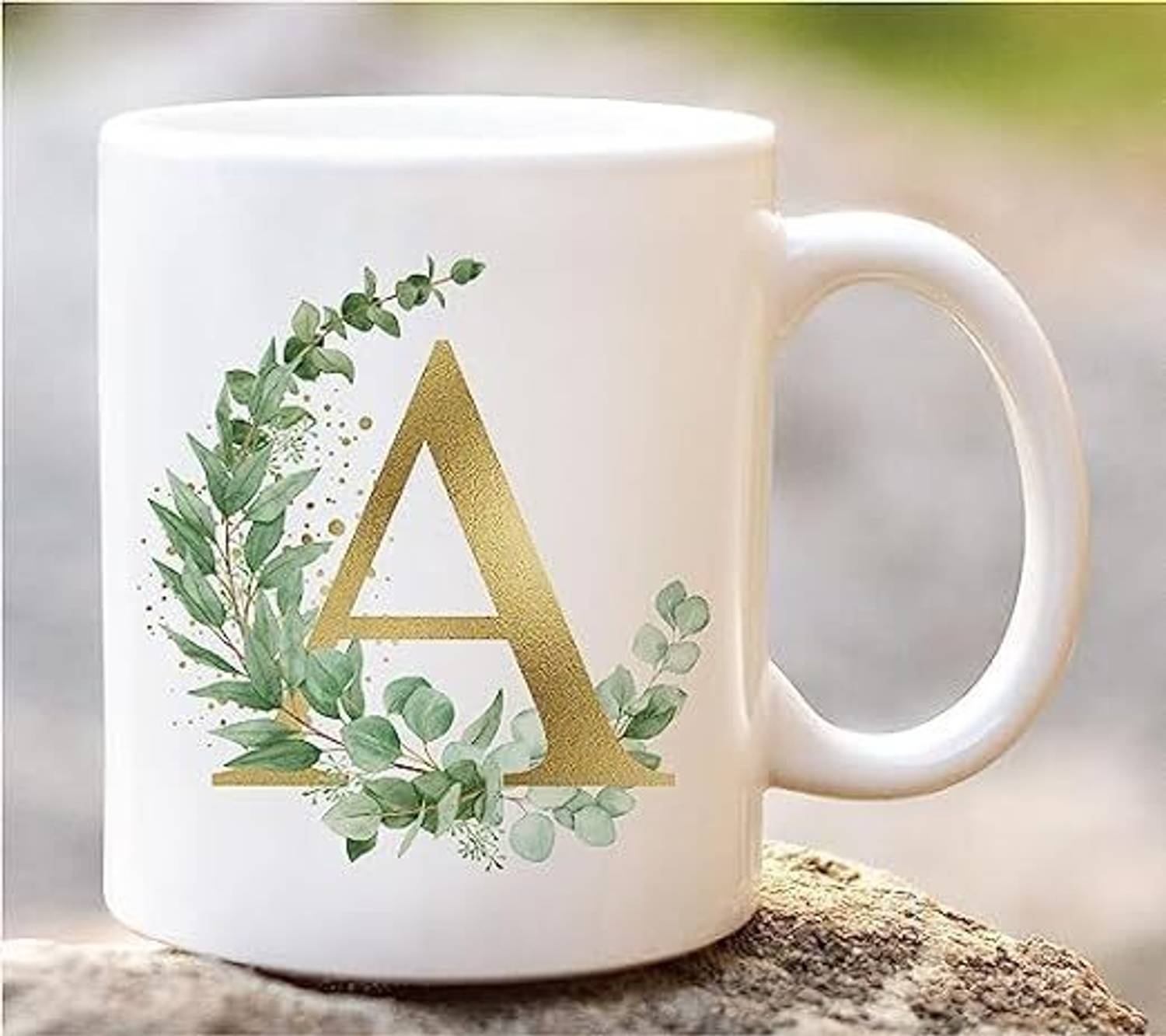 Aastha Imagine Media A Letter Name Initial Alphabet Inspiration Printed Ceramic Coffee Mug