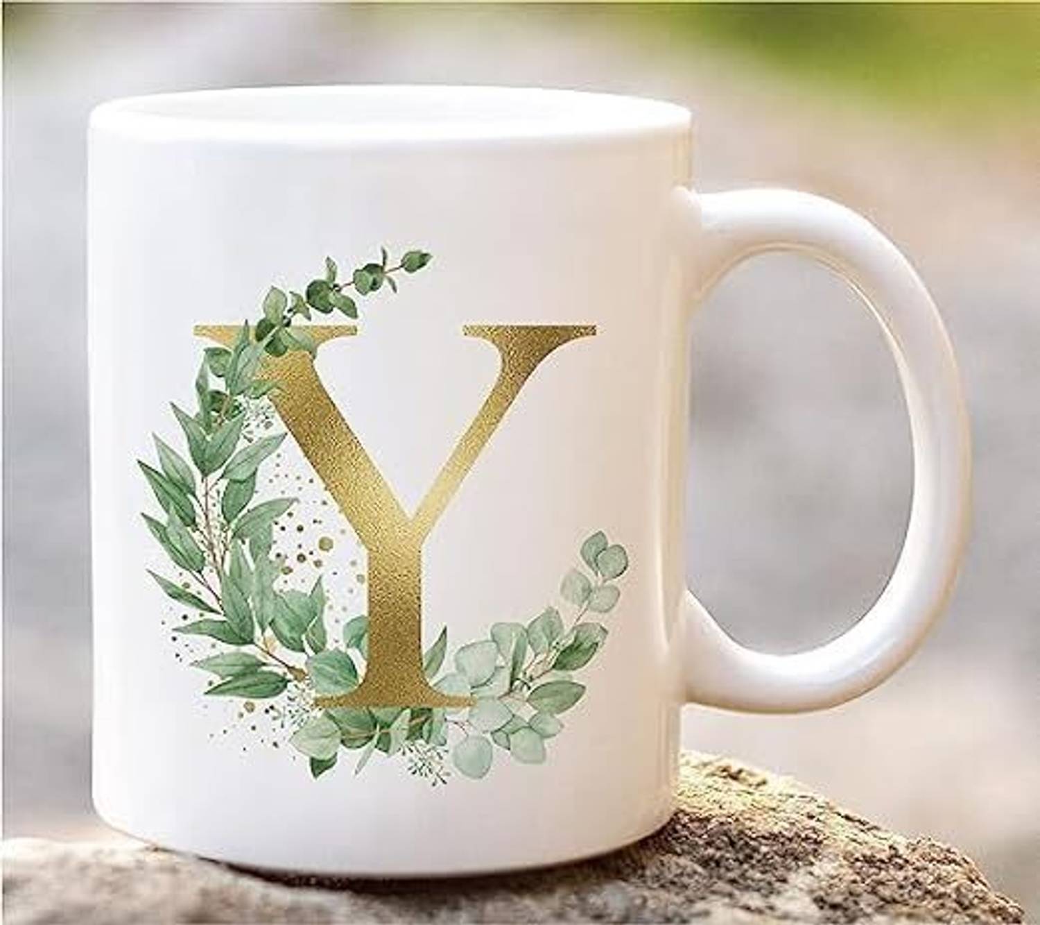 Aastha Imagine Media Y Letter Name Initial Alphabet Inspiration Printed Ceramic Coffee Mug