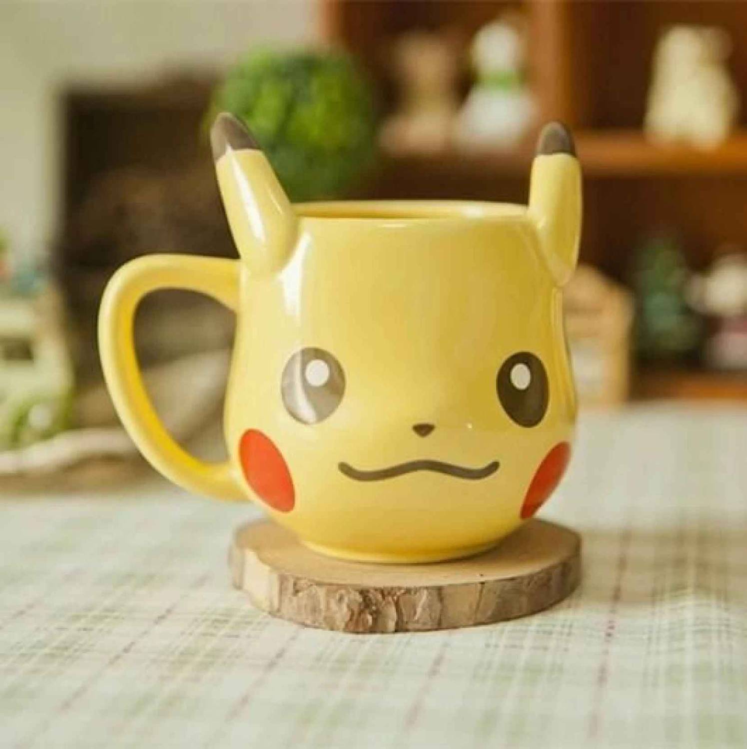 RV Mart Adorable 350ml Pikachu - Cute Anime Pokemon Ceramic Coffee