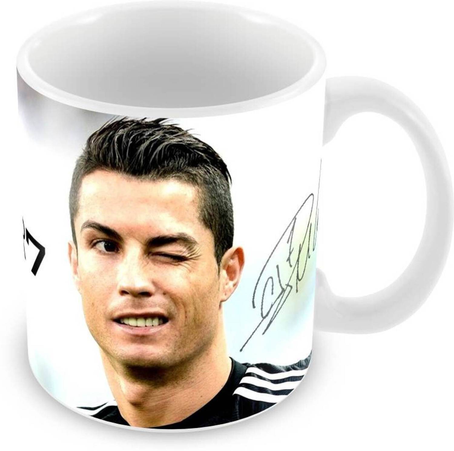 AngaarLook – Cristiano Ronaldo Autograph Ceramic Coffee Mug