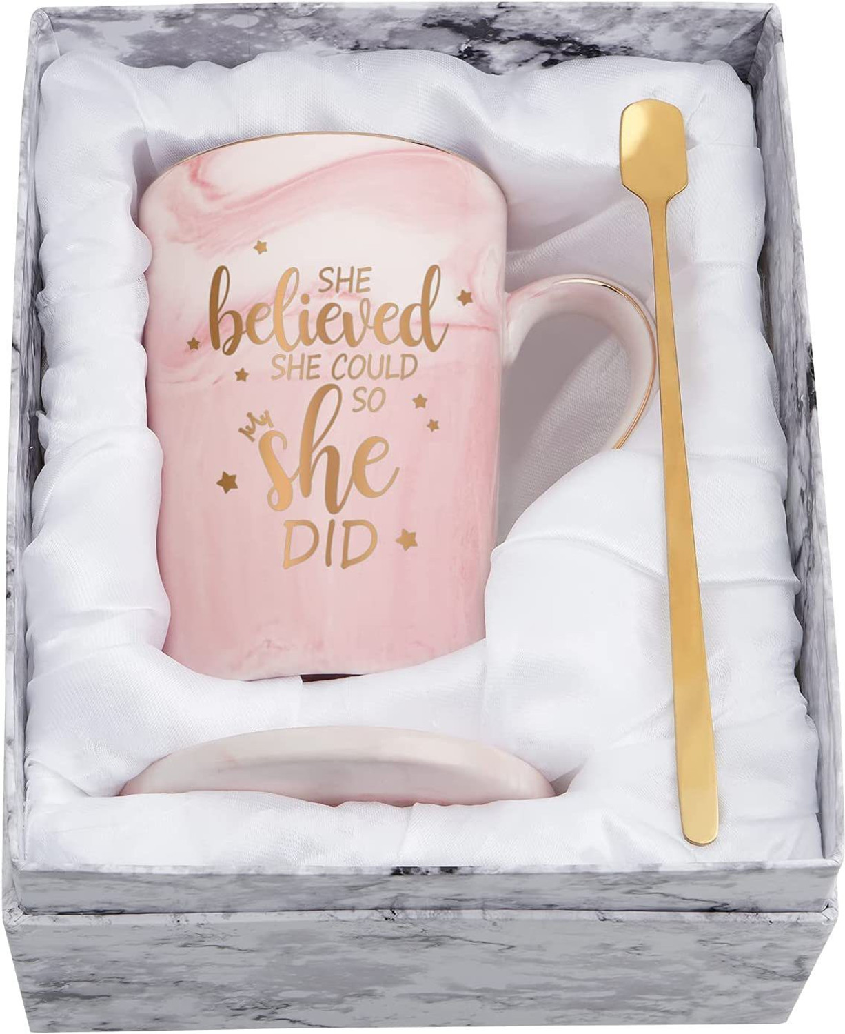 Image of NYRWANA DELIVERING SMILES IN INIDA She believed She Could So She Did, Ceramic Coffee mug Ceramic Coffee Mug