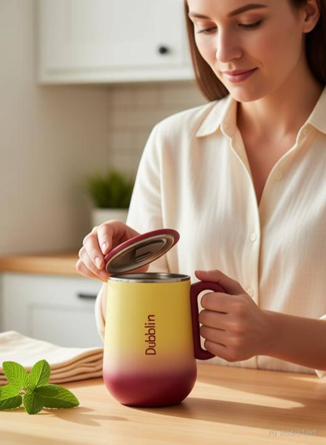DUBBLIN Rugby Stainless Steel Insulated Mug - Image 3