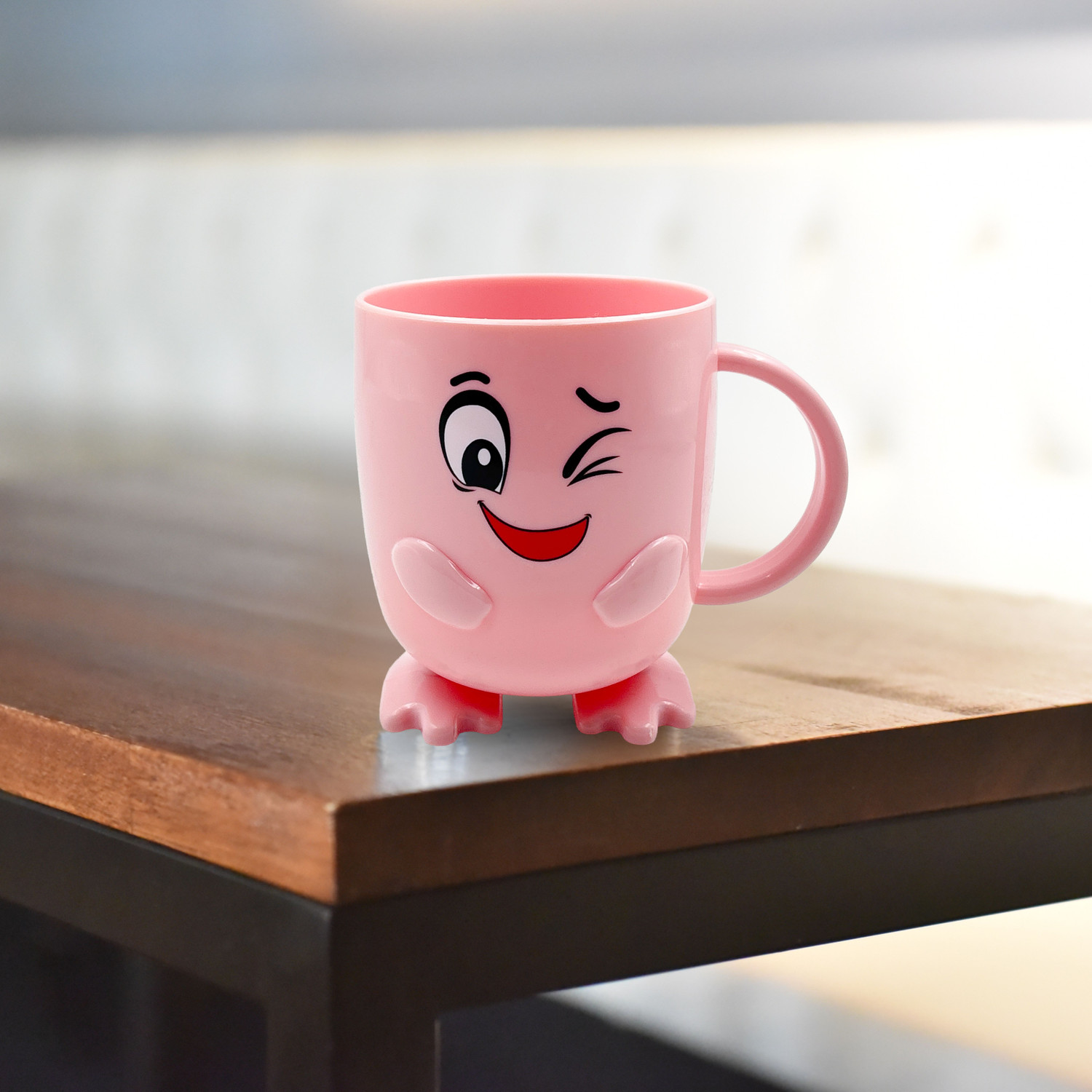 Image of Plast Boy LLP Penguin Wink Plastic Coffee Mug