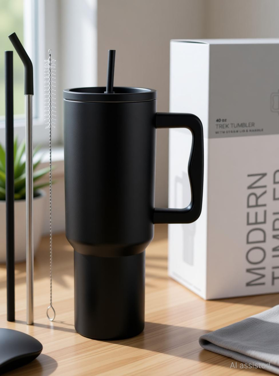 Image of Kimora Tumbler with Straw Sipper for Women Hot & Cold Drinks for Gym, Office,Traveling Stainless Steel Tumbler