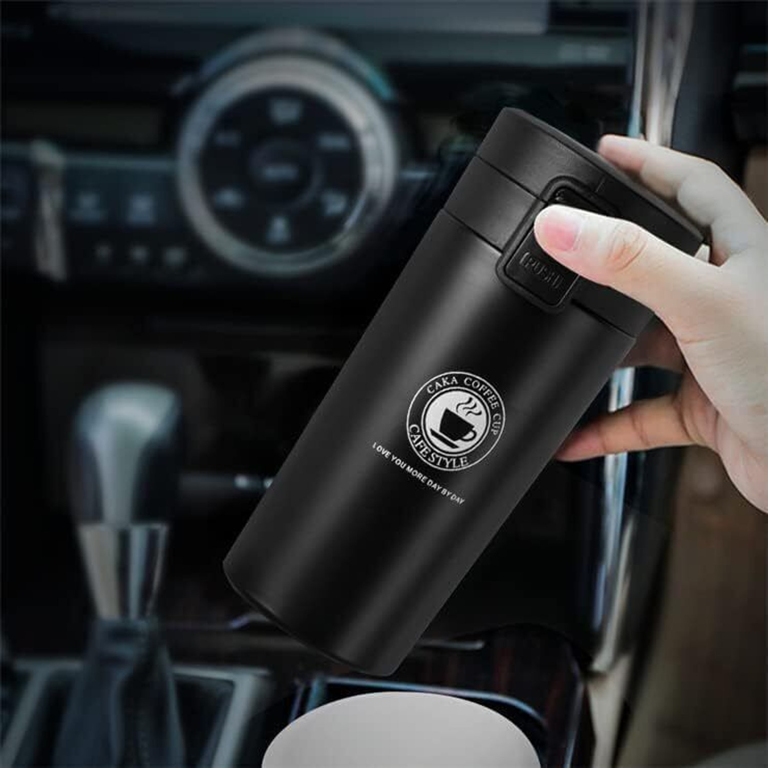 Image of Novo Insulated Coffee Travel with Leakproof Lid, Thermal Stainless Steel Tumbler