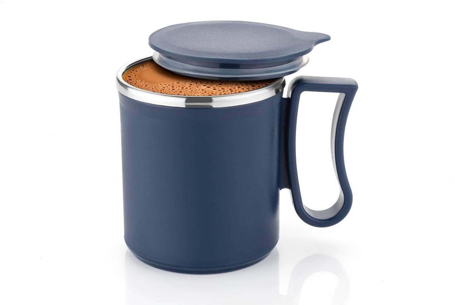 OFFYX 300 ml Grey Stainless Steel Coffee Mug