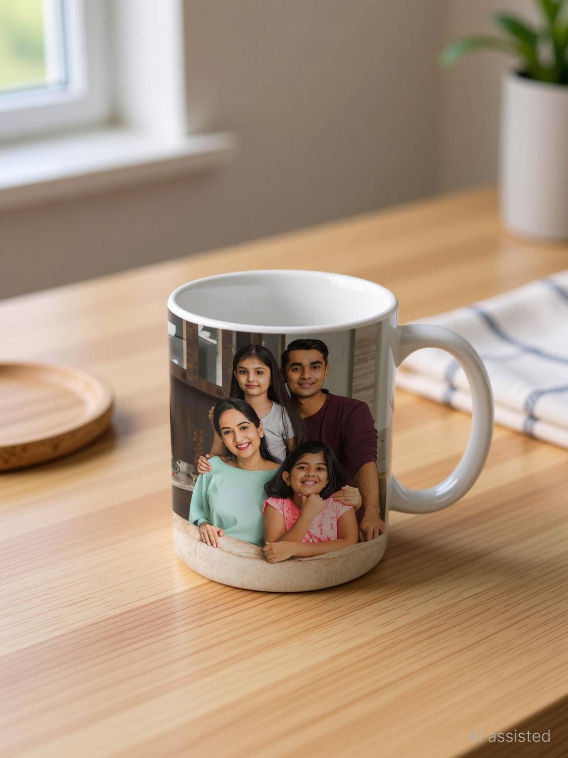 Ampleprints Photo White1Mug Ceramic Coffee Mug
