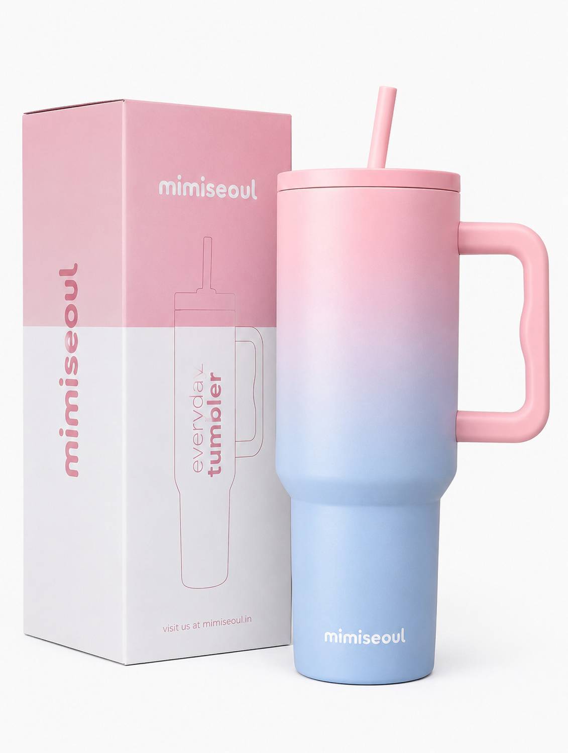 mimi seoul Stainless Steel Insulated Tumbler with Handle - Image 2
