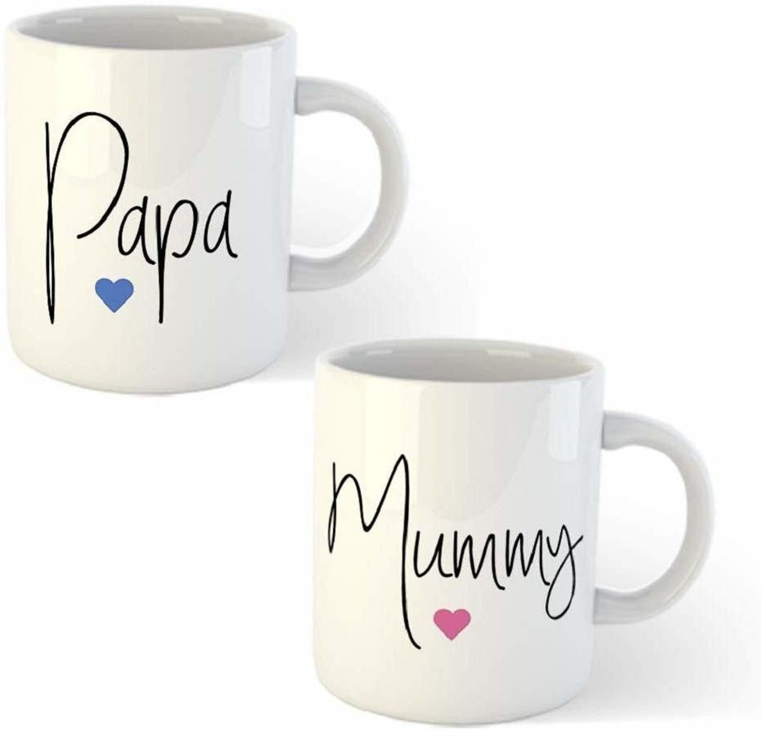 Image of ADRON NEW26 Mummy And Papa Printed Ceramic Coffee Mug