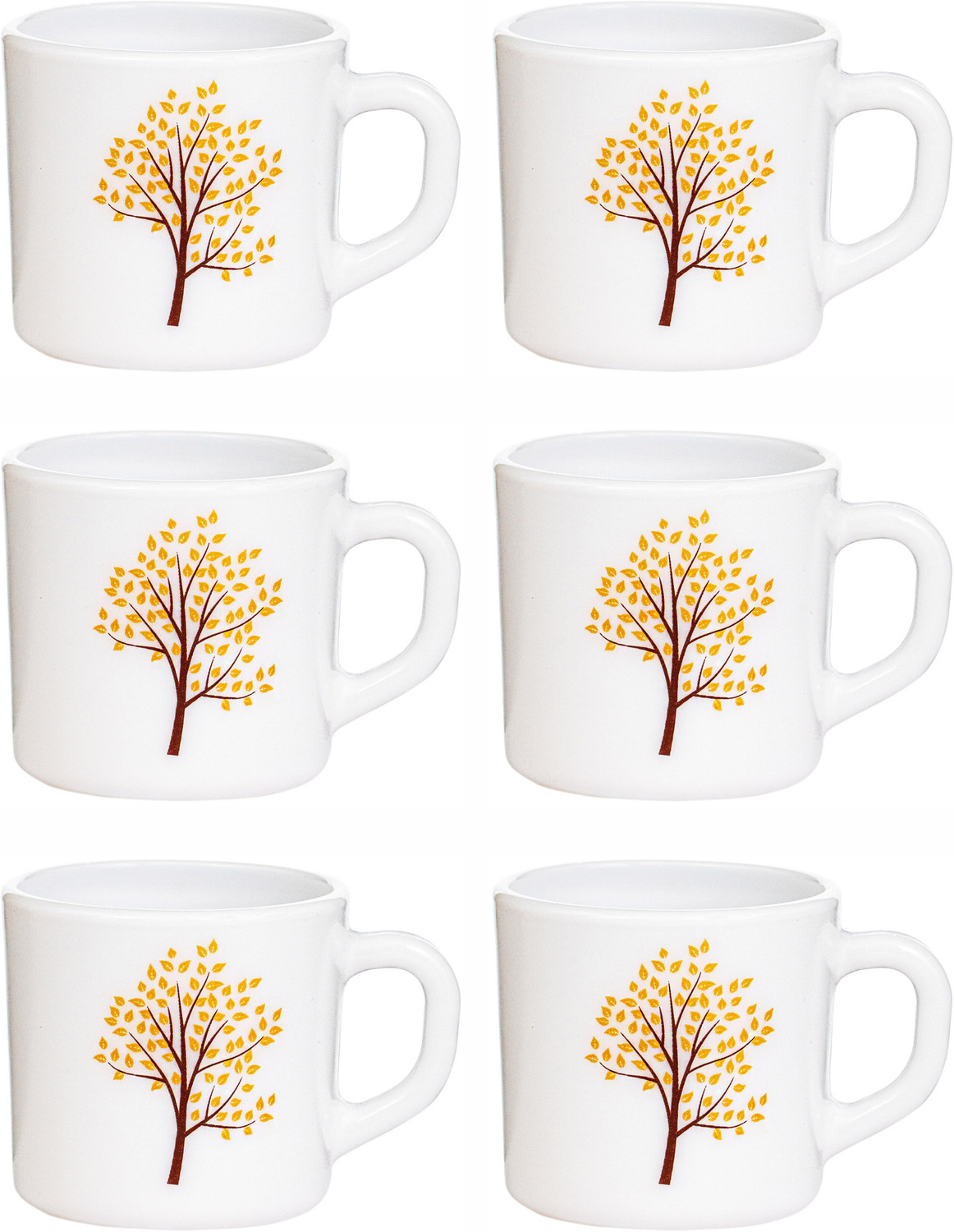 Image of cello Opal Glass Set CEL-DAZ-STEL10--TROFLI Opalware Coffee Mug