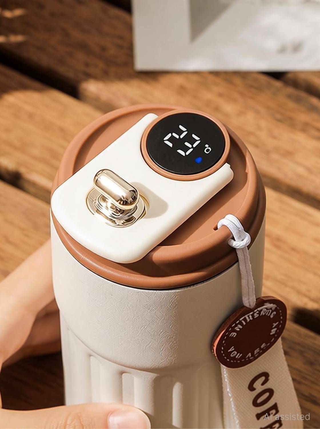 Worldwise Intelligent Thermos Stainless Steel Cup with Temperature - Image 2