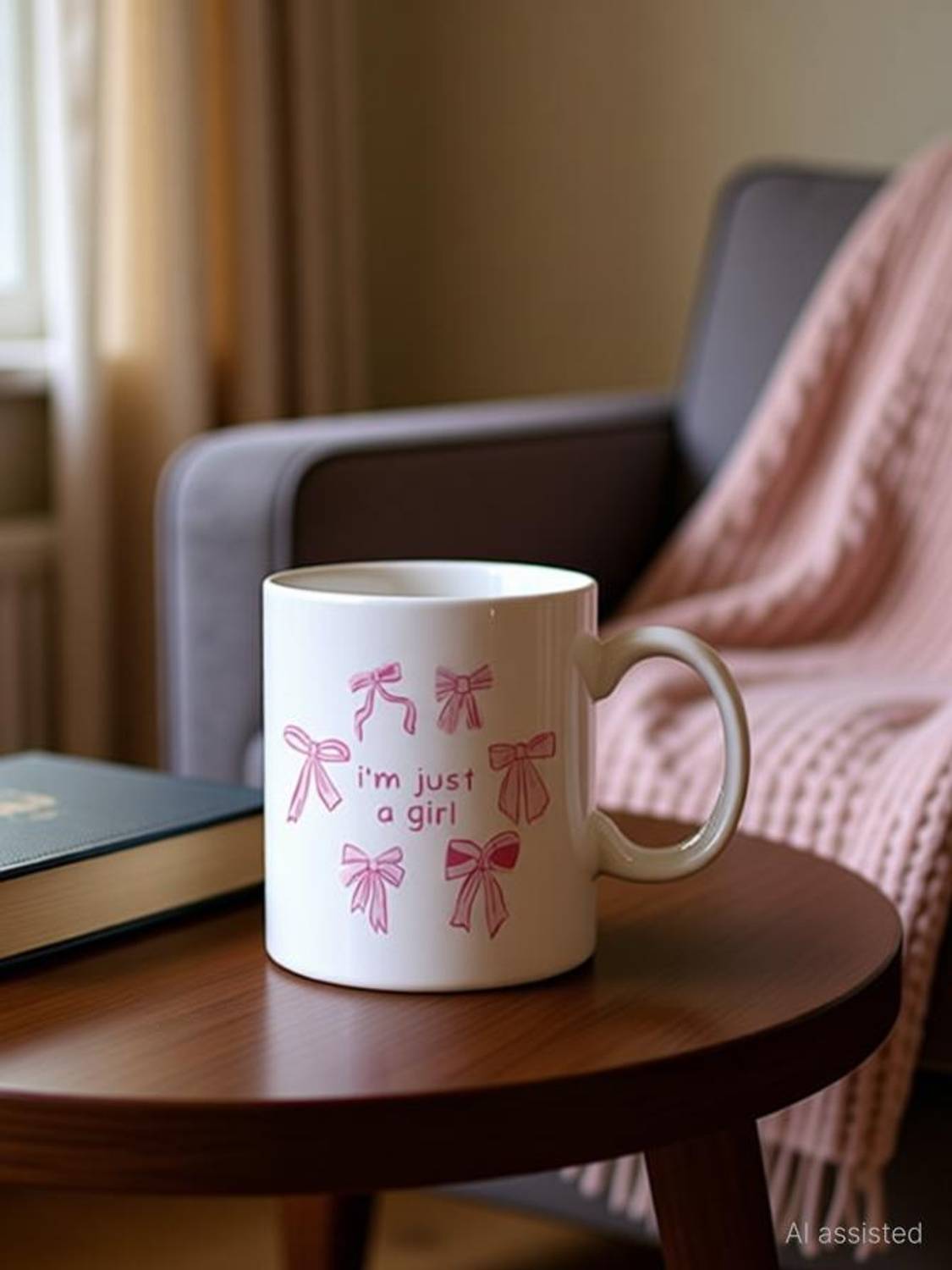 AVISTRA "I'm Just a Girl | Cute Gift for Her | Valentine's Day Gift" Ceramic Coffee Mug