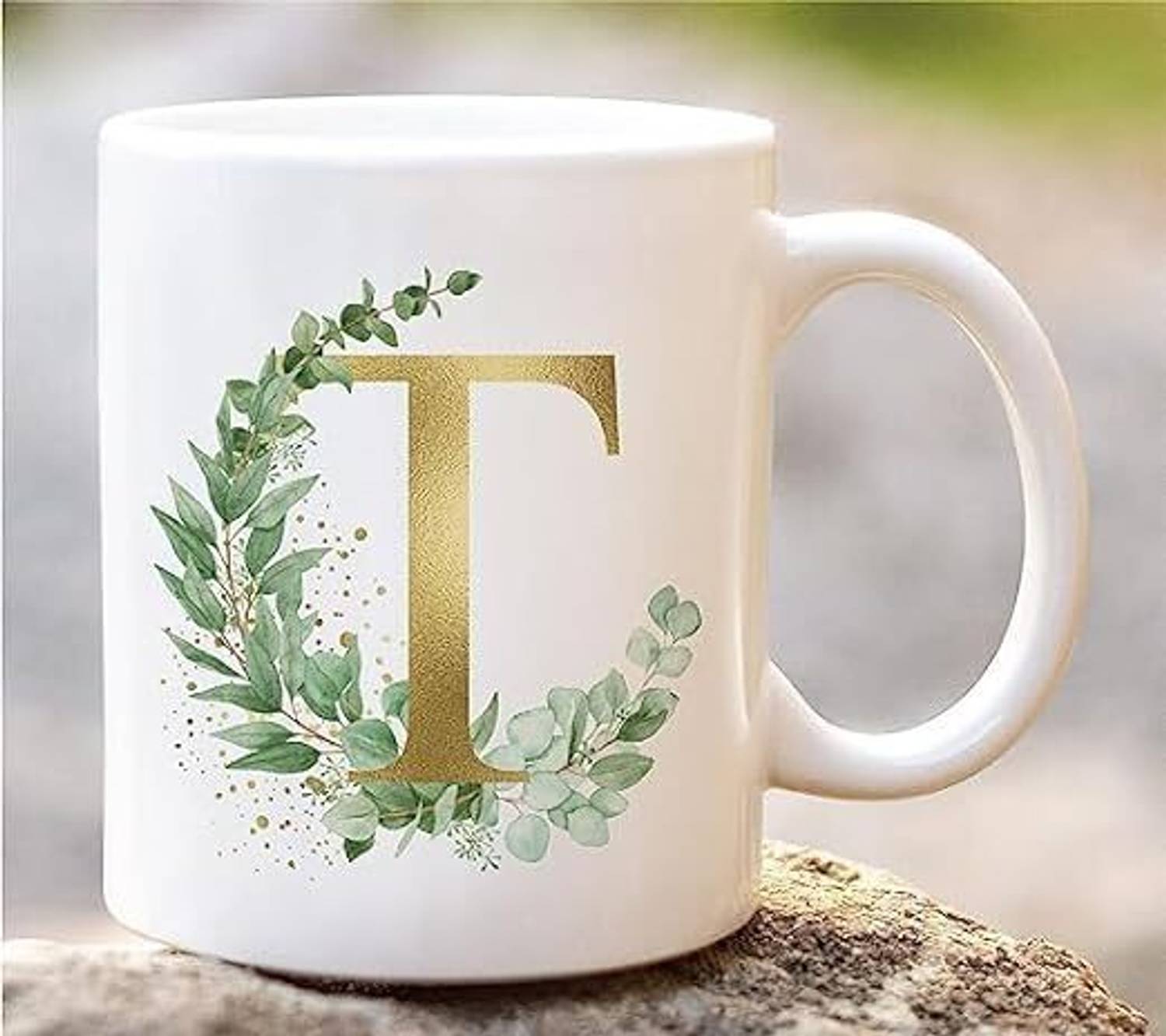 Aastha Imagine Media T Letter Name Initial Alphabet Inspiration Printed Ceramic Coffee Mug