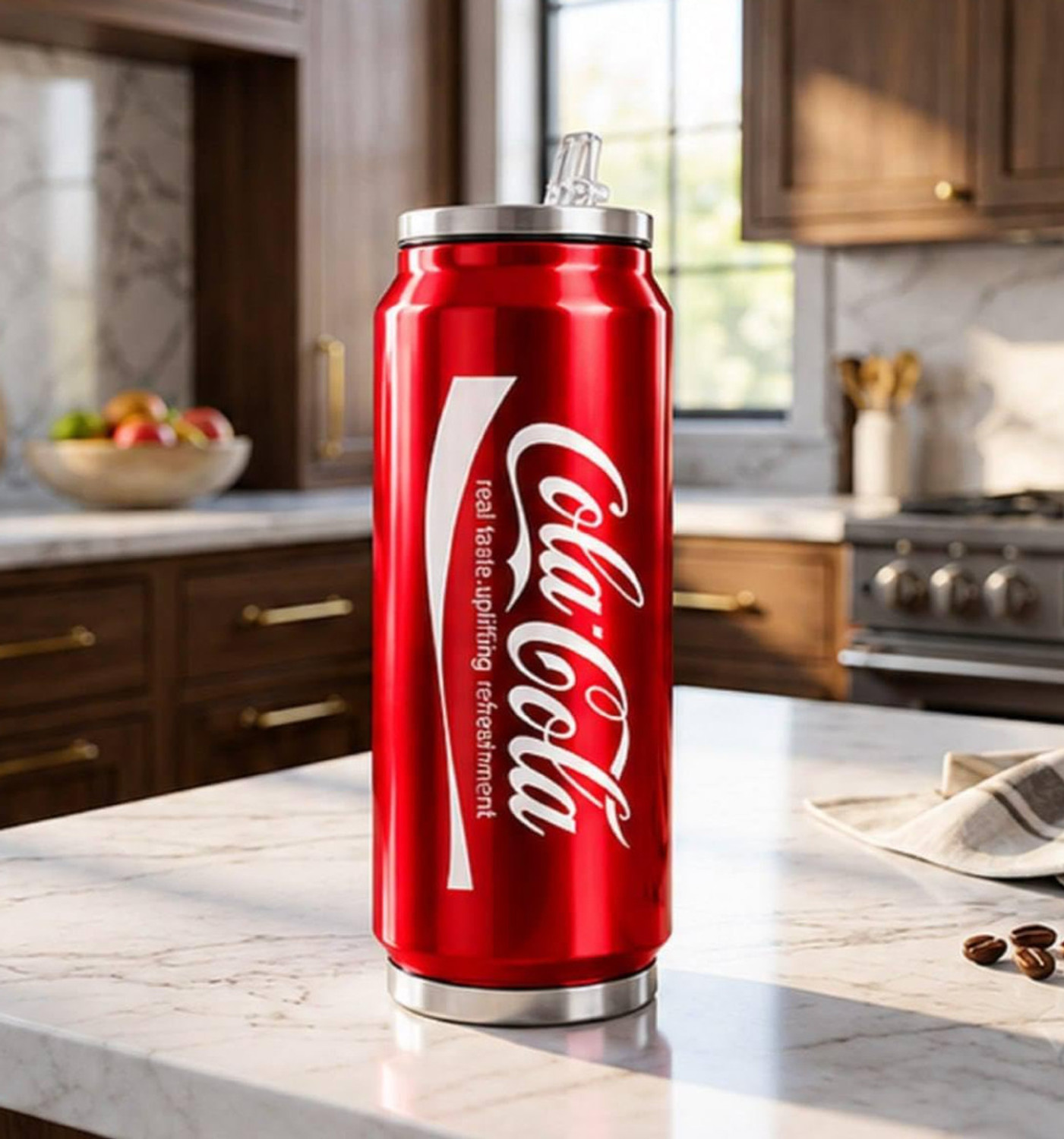 Image of Deepessential Coca Cola Can Tumbler Stainless Steel Tumbler (380 ml)