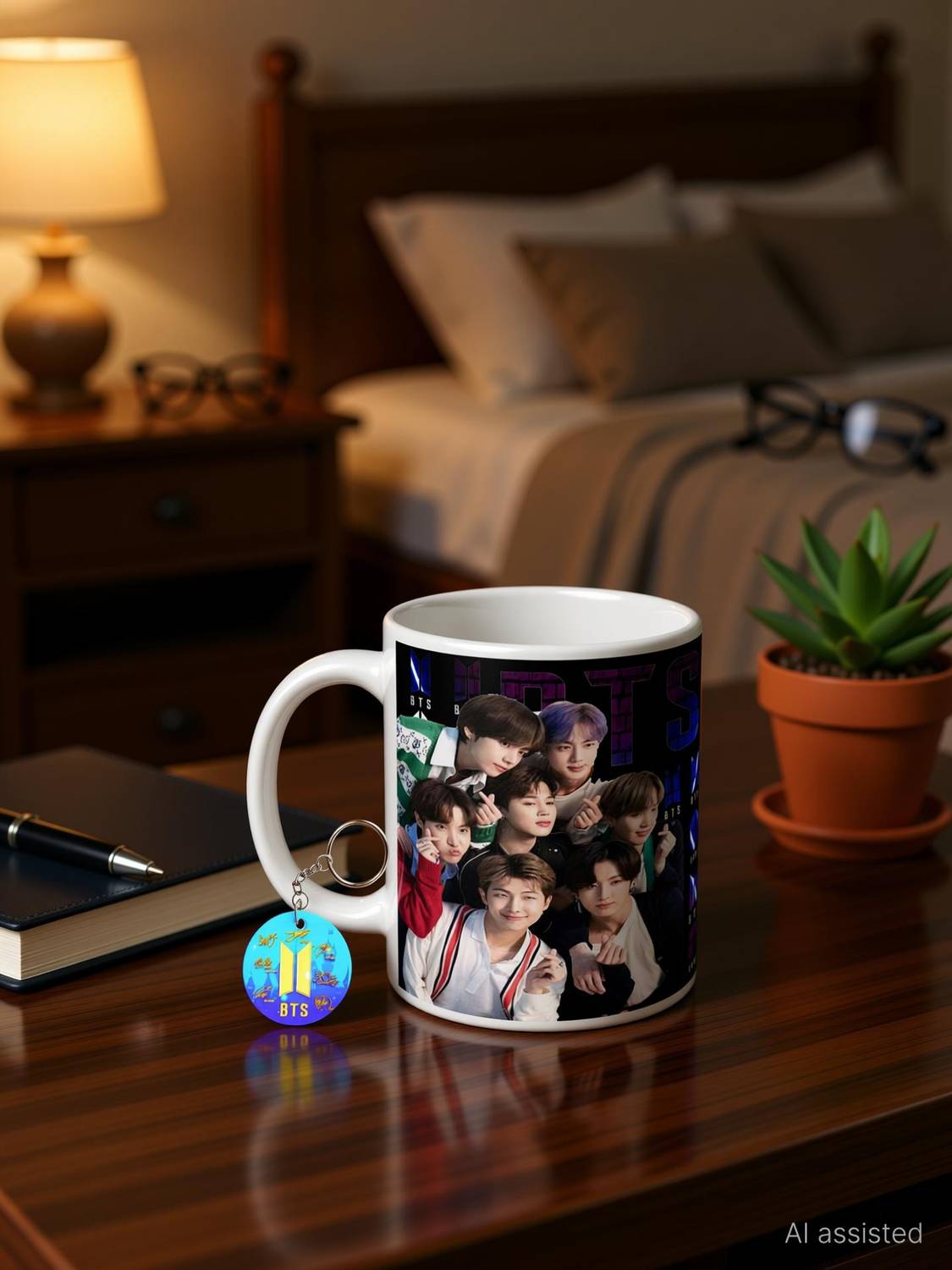 PrintingZone BTS Cup Signature BTS Bangtan Boys Hd Printed