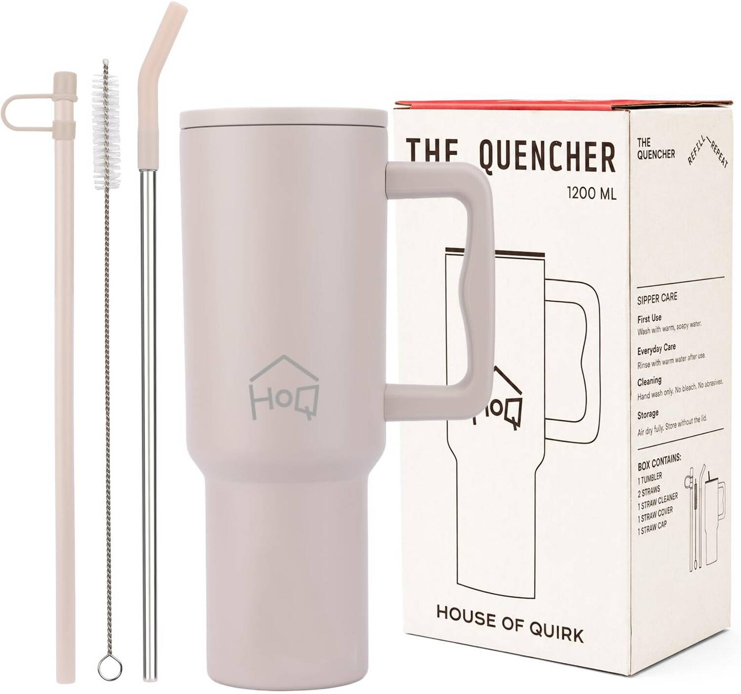 House of Quirk 1200ml Stainless Steel Tumbler - Image 1