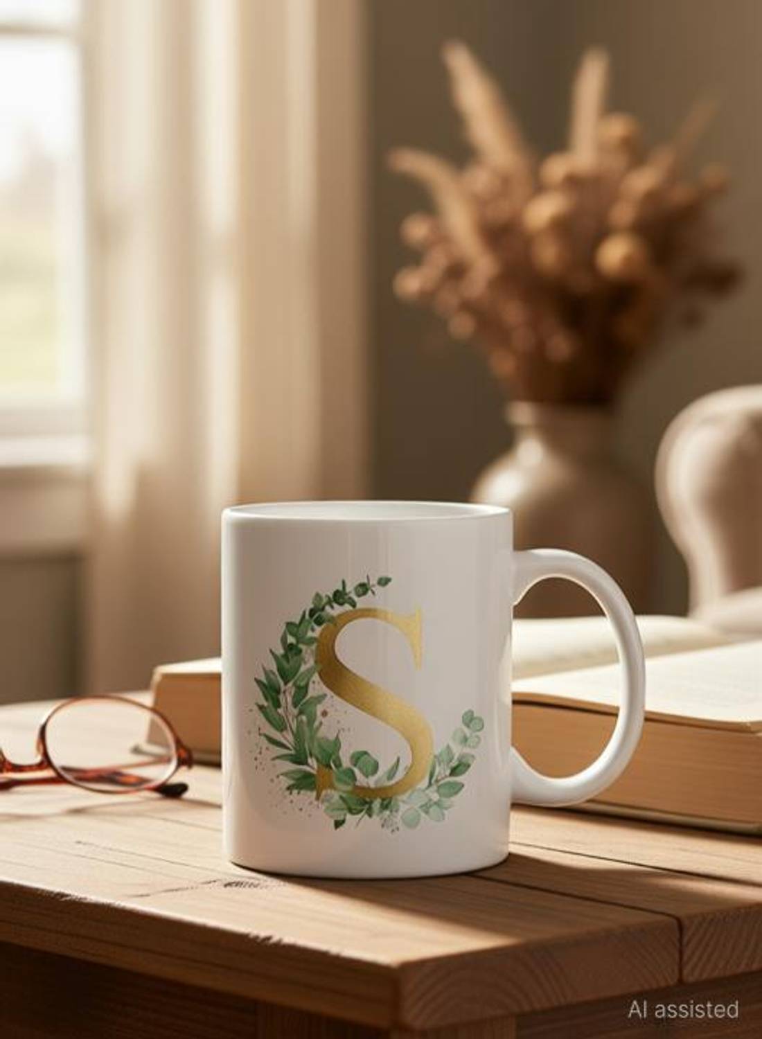 Aastha Imagine Media S Letter Name Initial Alphabet Inspiration Printed Ceramic Coffee Mug