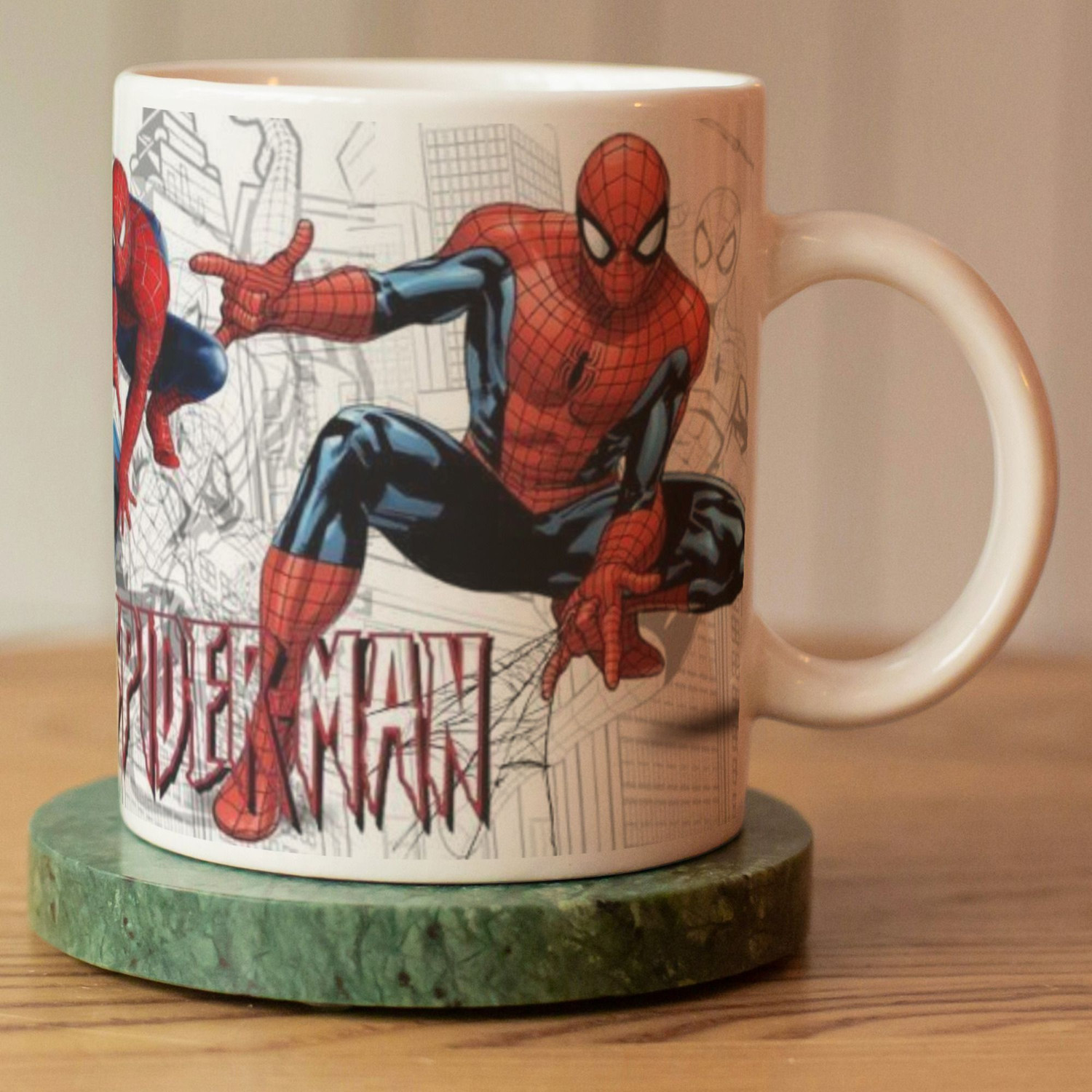 Image of Suguna Enterprises Super Fan Super Hero Graphic Printed Action Theme Cup Ceramic Coffee Mug
