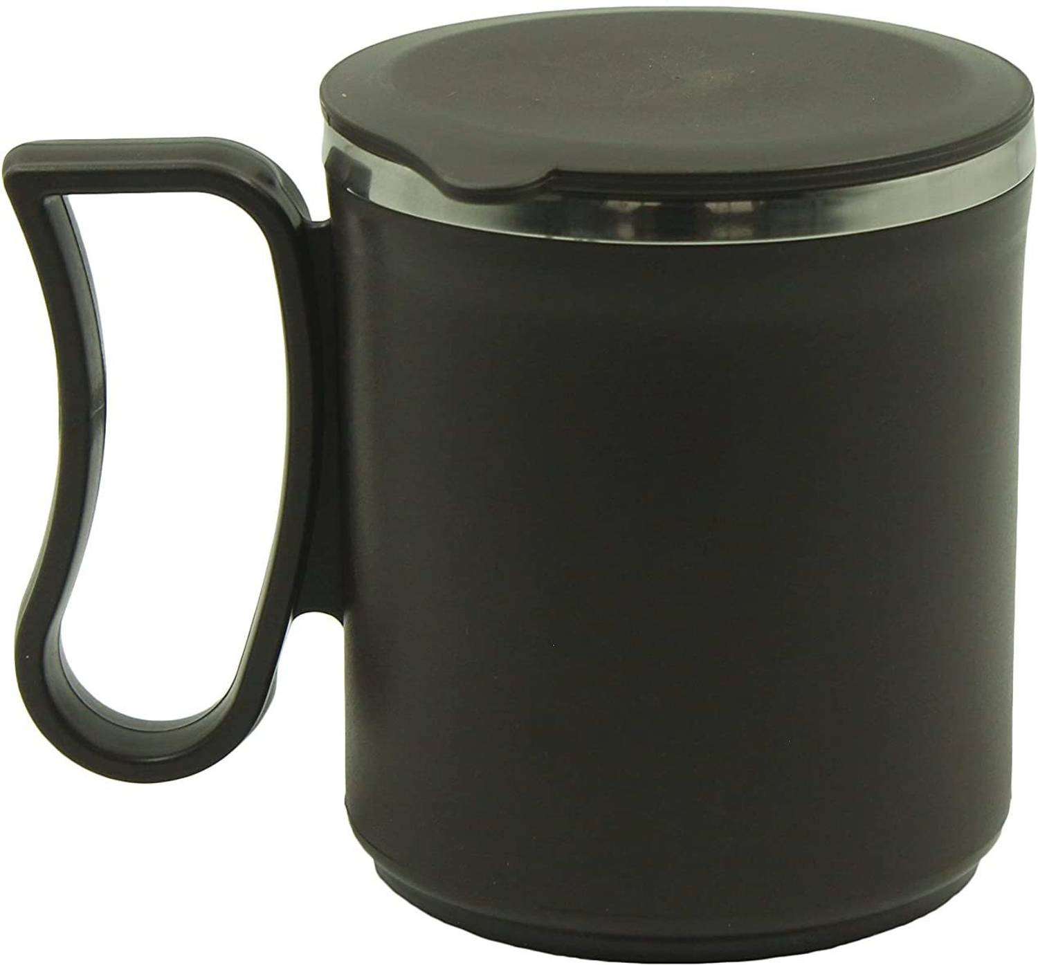 Analog Kitchenware Stainless Steel Tea/Milk/Beverage/Coffee Set Of 1--BLACK Stainless Steel Coffee Mug