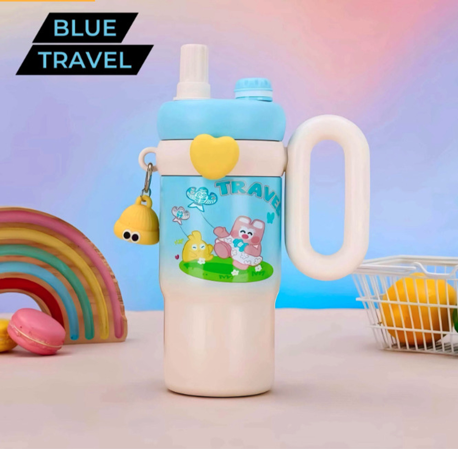 Image of Tiny Treasure Wraps Steel Tumbler (SS) 900ML Stainless Steel Tumbler